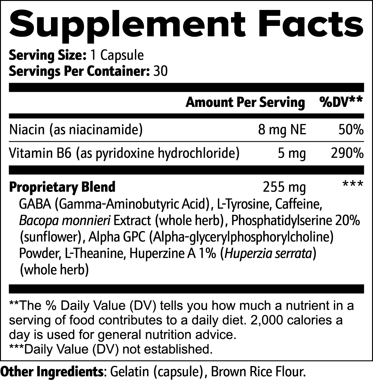 Brain Support (For Blood Types A, B, O and AB)