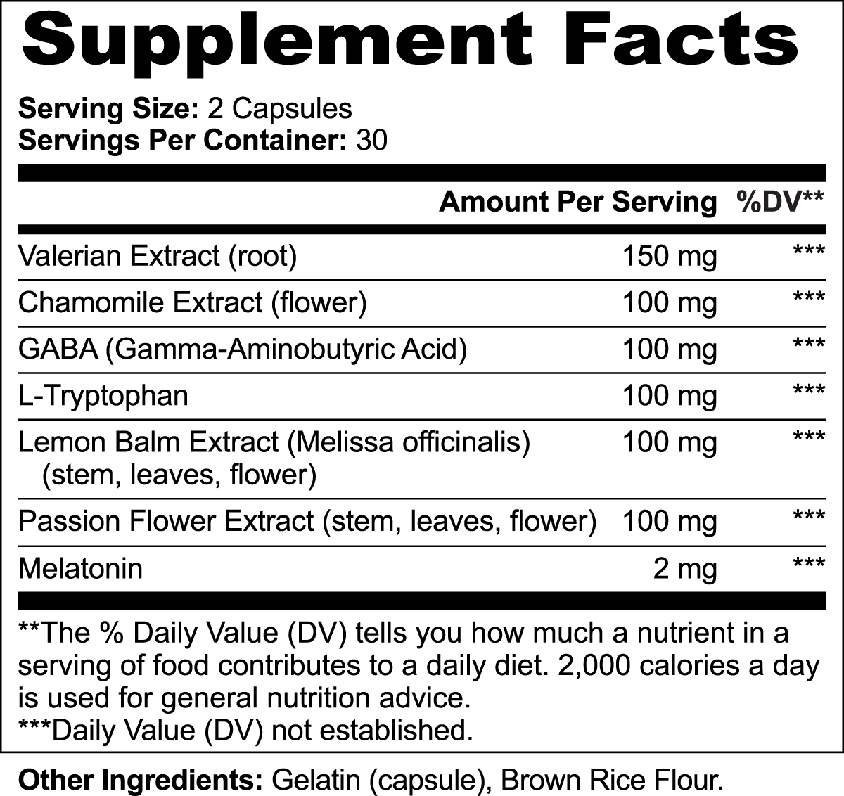 Sleep Formula (For Blood Types A, B, O and AB)