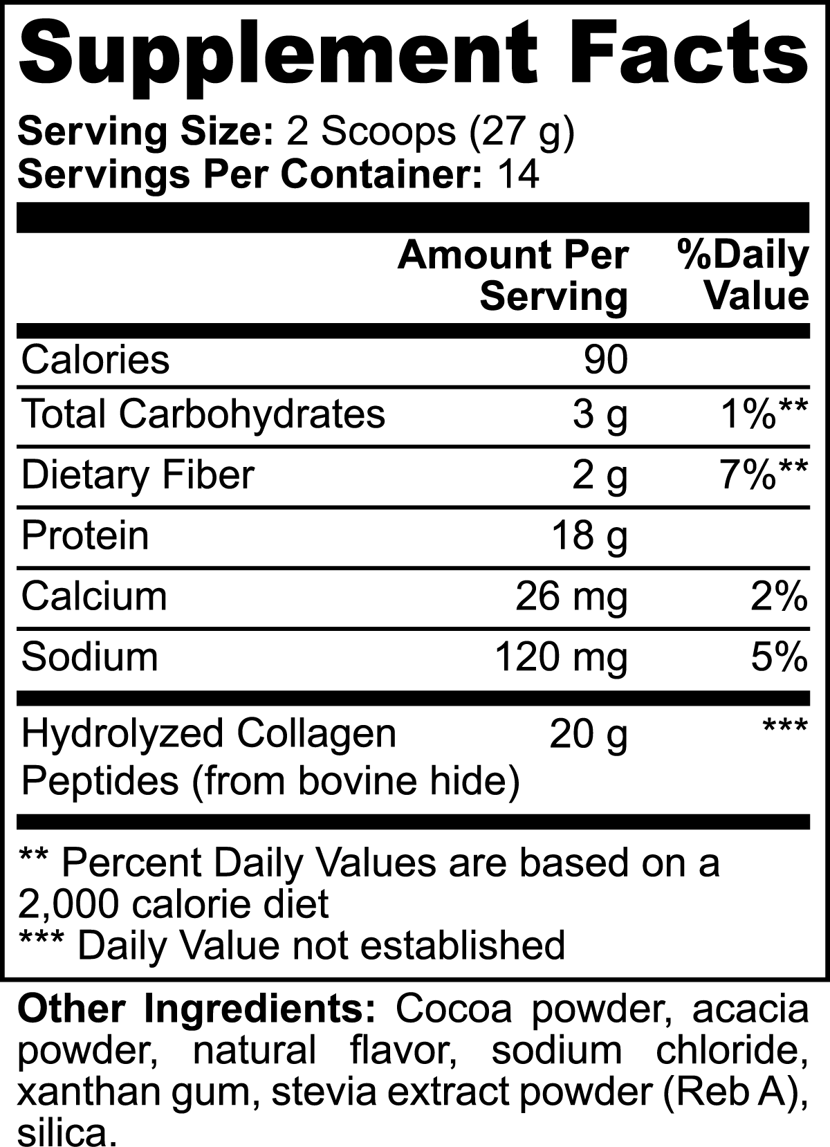 Chocolate Collagen