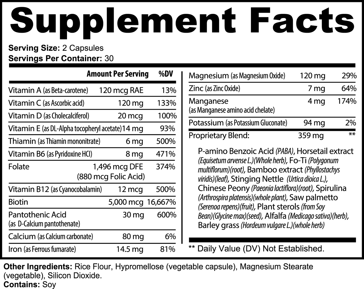 HSN CAPSULES (For Blood Types A, B, O and AB)