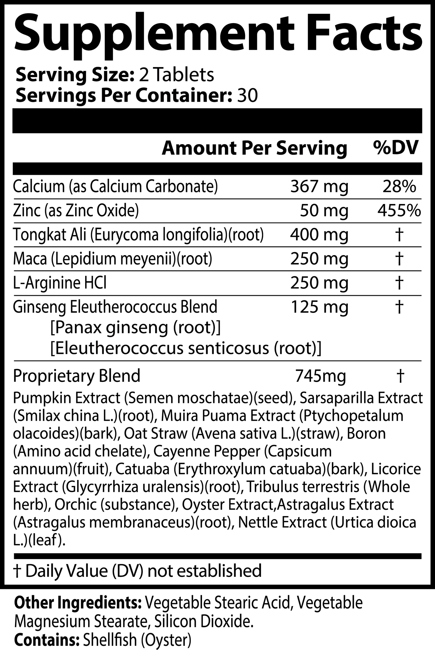 Men's Vitality (For Blood Types A, B, O and AB)