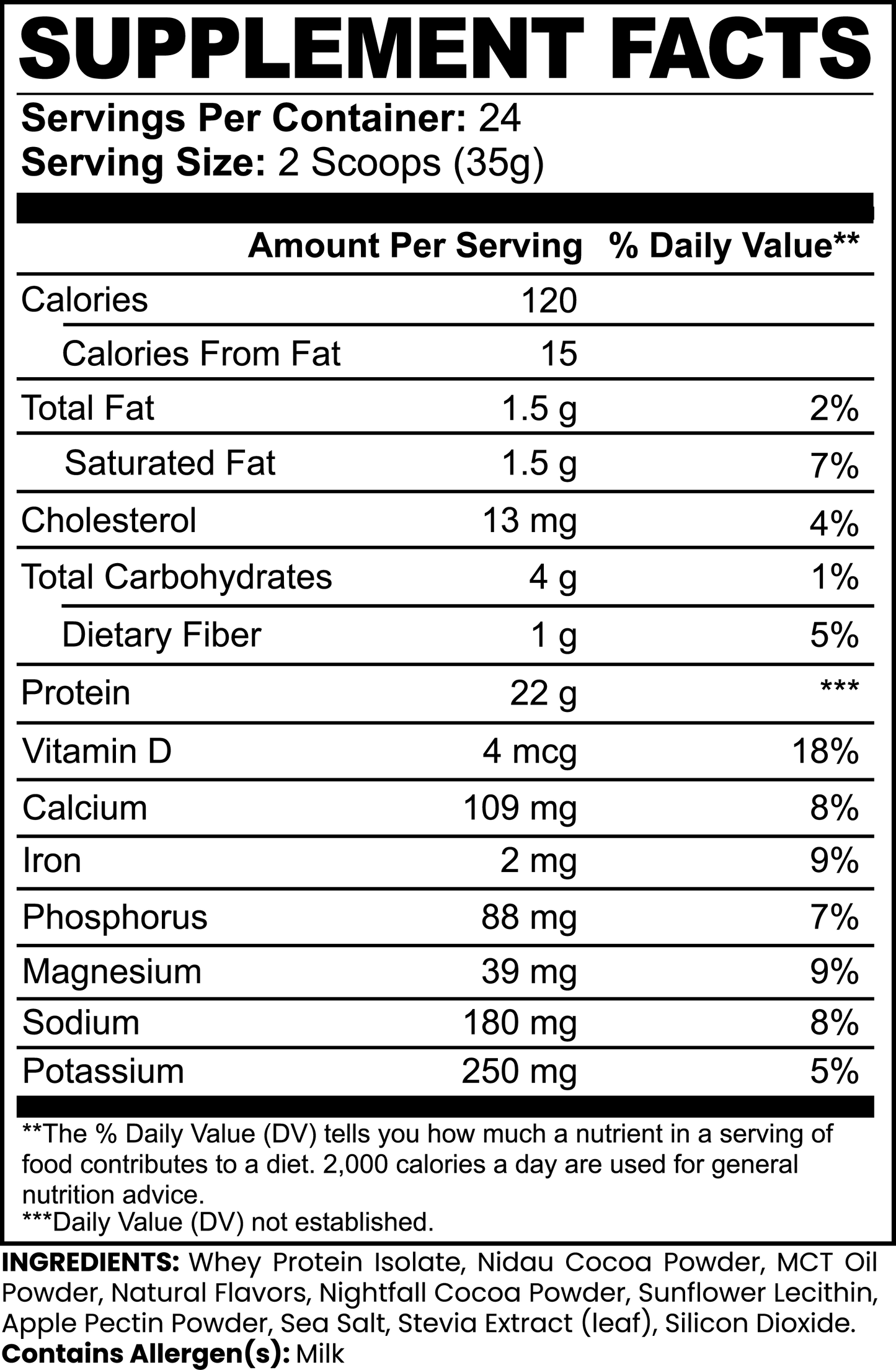 100% Whey Protein (Chocolate)