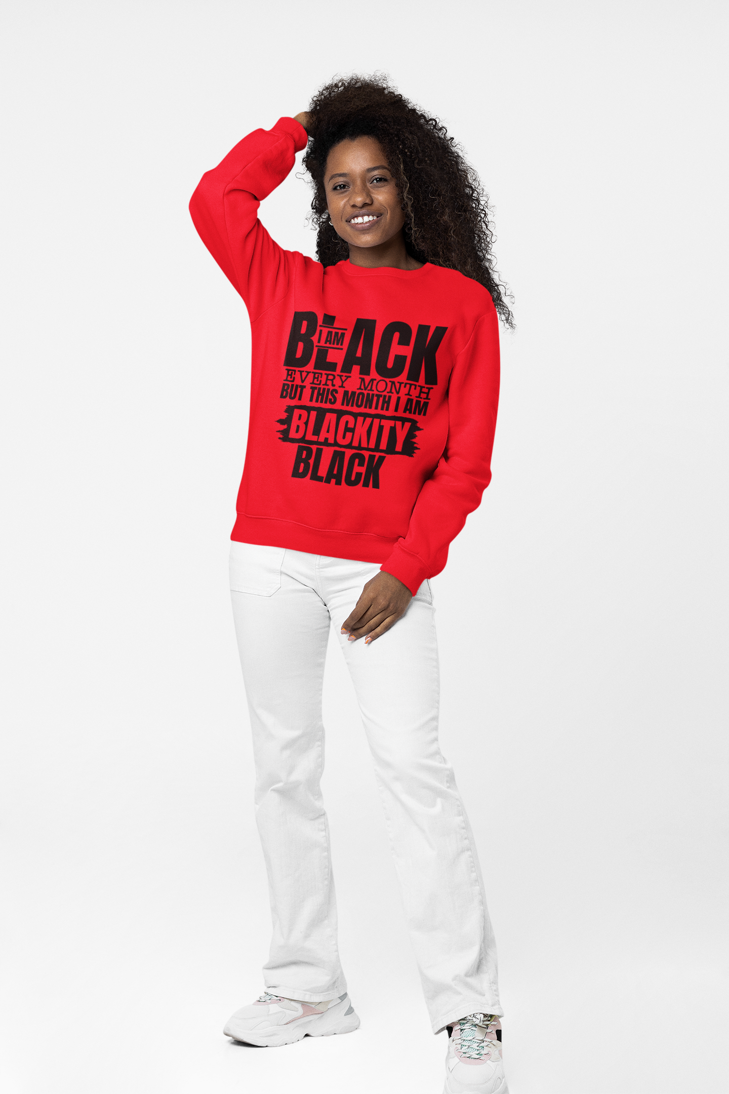 BLACKITY BLACK CREWNECK