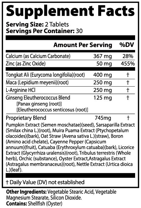 Men's Vitality (For Blood Types A, B, O and AB)