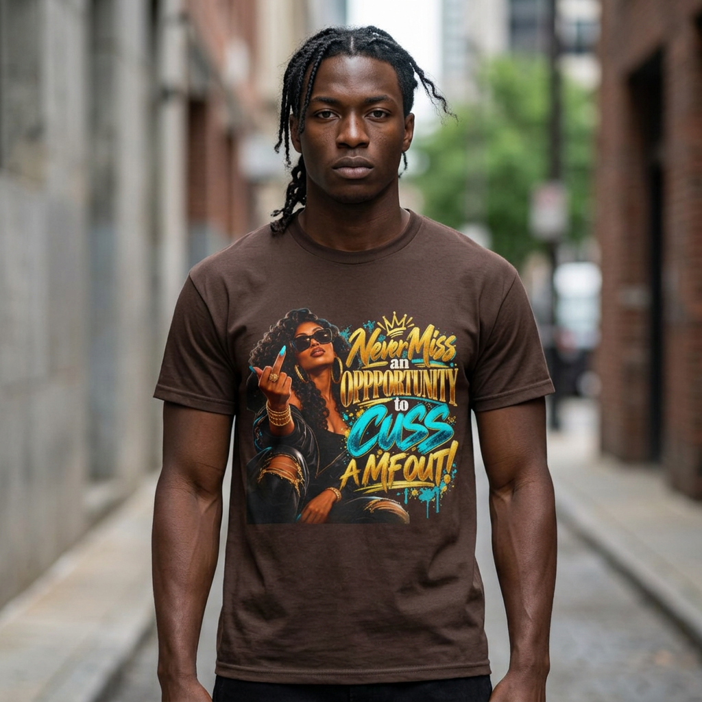 Graphic Tee - 'Never Miss Opportunity" Urban Streetwear T-Shirt