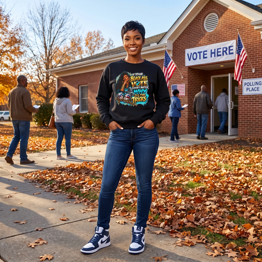 If Your Black Ass Vote Doesn’t Matter Long Sleeve Tee — Empowerment Voter Shirt