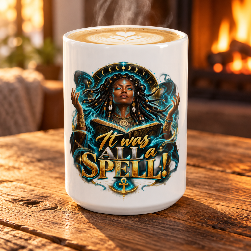 "It Was All A Spell" Witchy Ceramic Mug