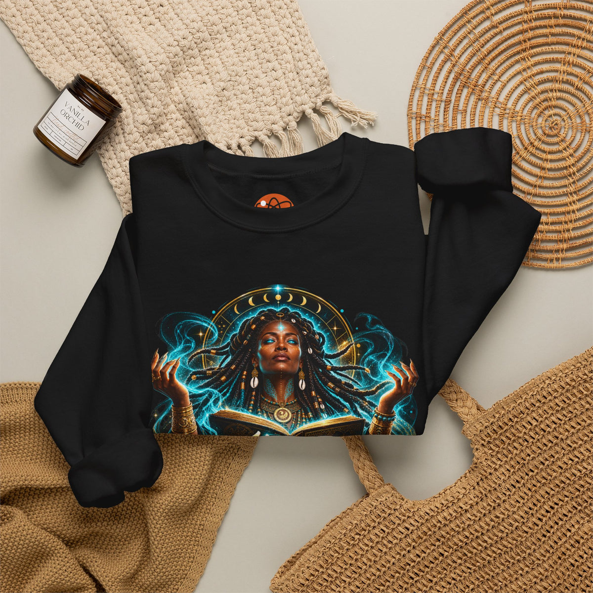 Witchy Crewneck Sweatshirt — "It Was A Spell" Magical Graphic