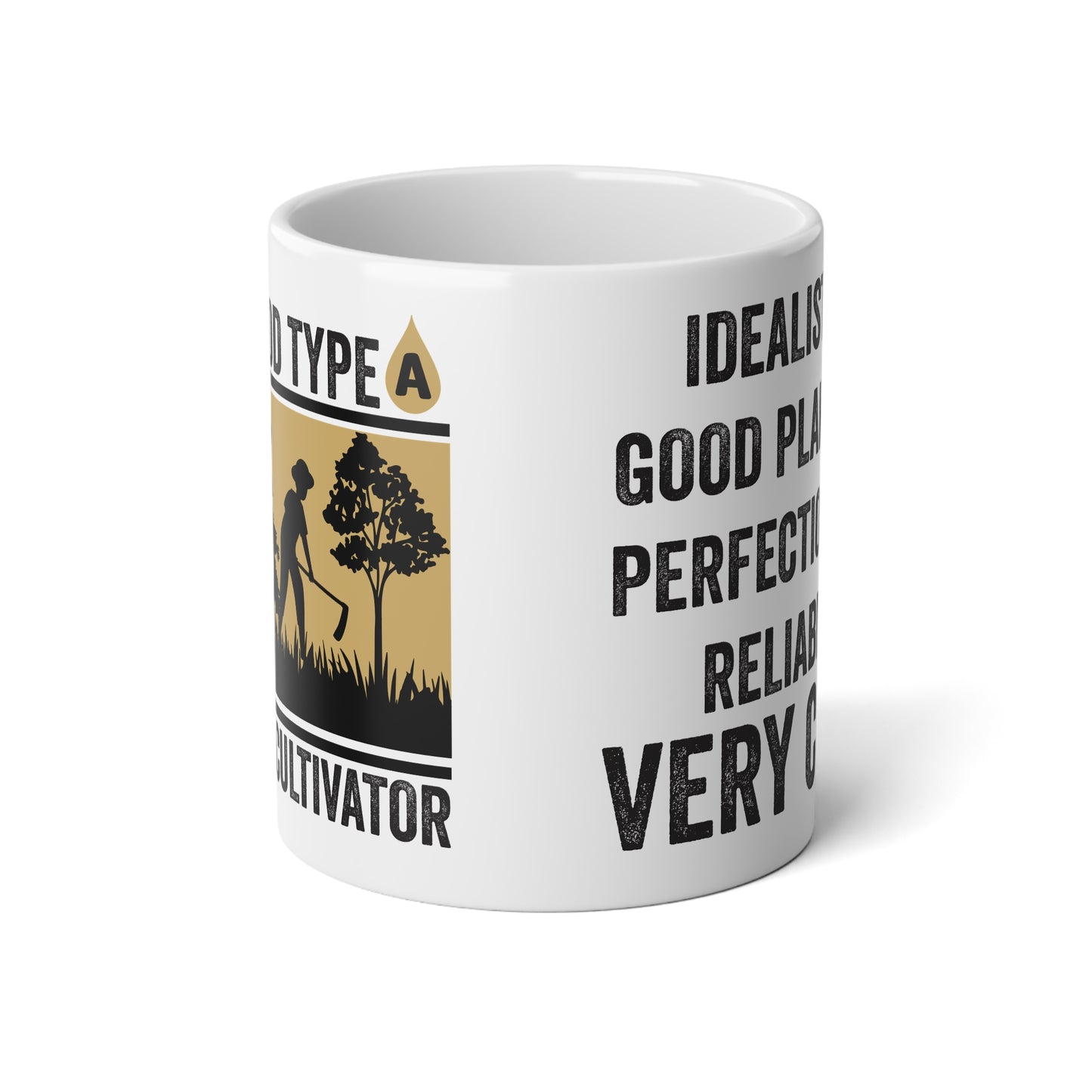 Blood Type A Jumbo Mug, 20oz