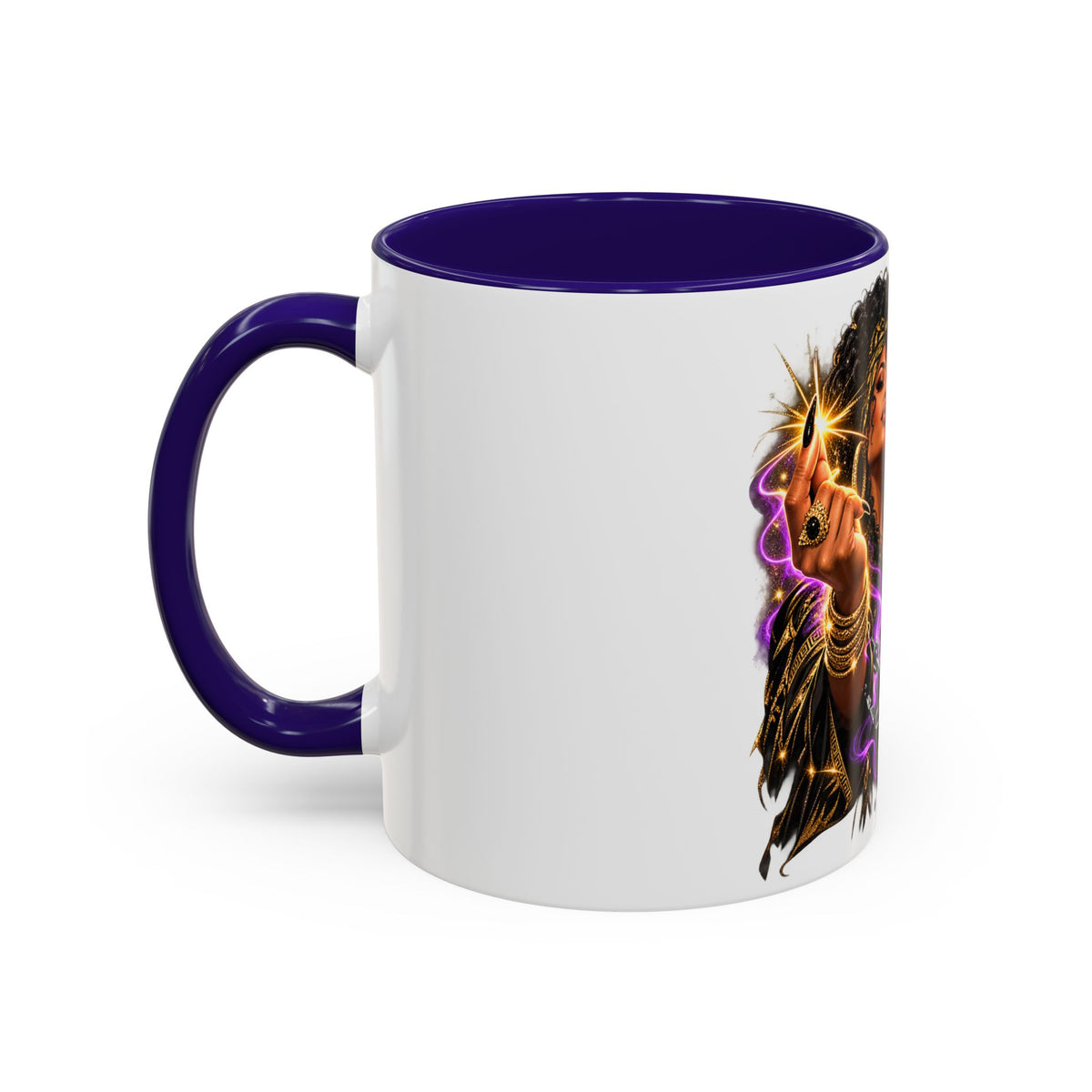 Snap Outta It! Coffee Mug – Vibrant Afro-Latina Power Graphic Mug (11oz/15oz)