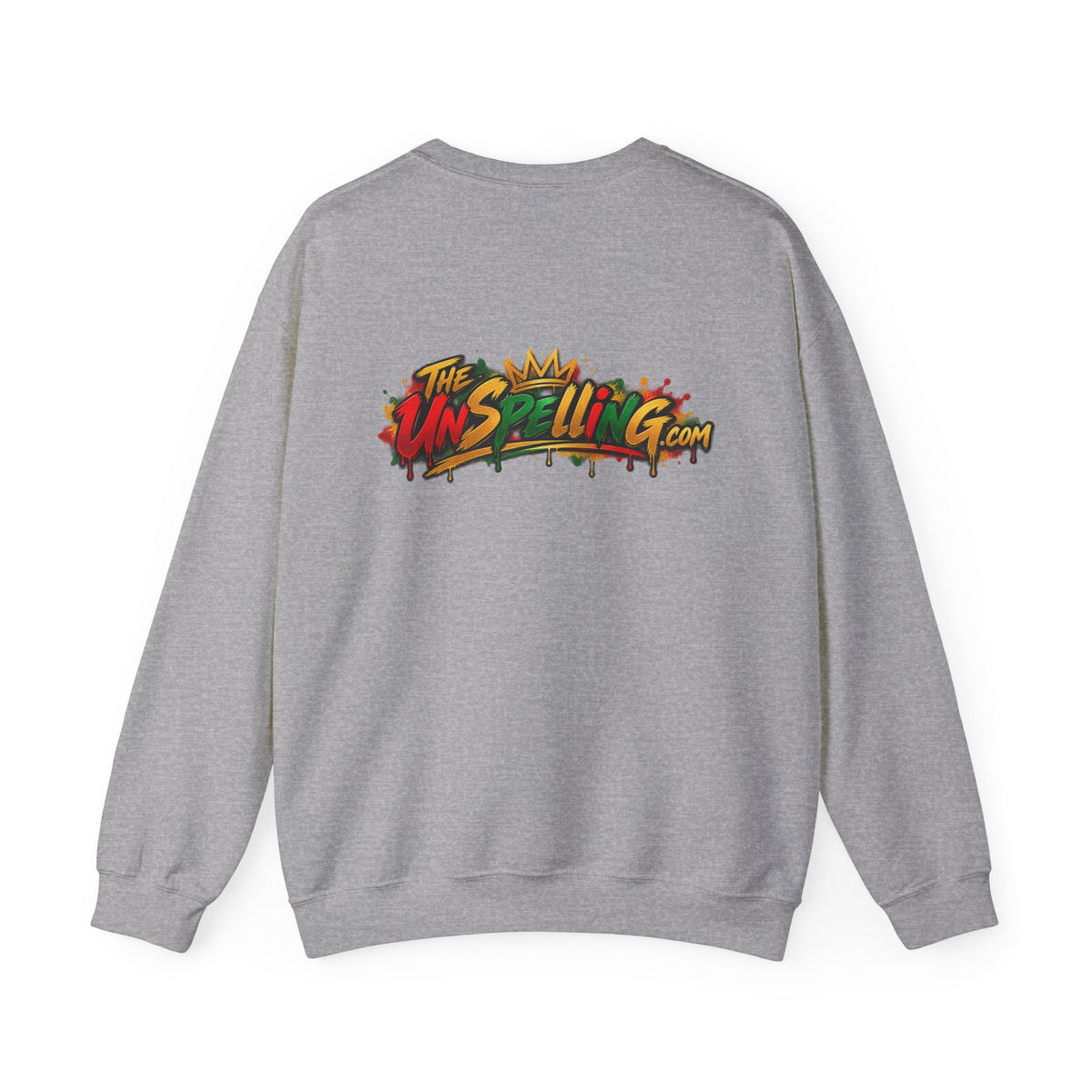 Unapologetically Black Sweatshirt — Afrocentric Crown Graphic Crewneck