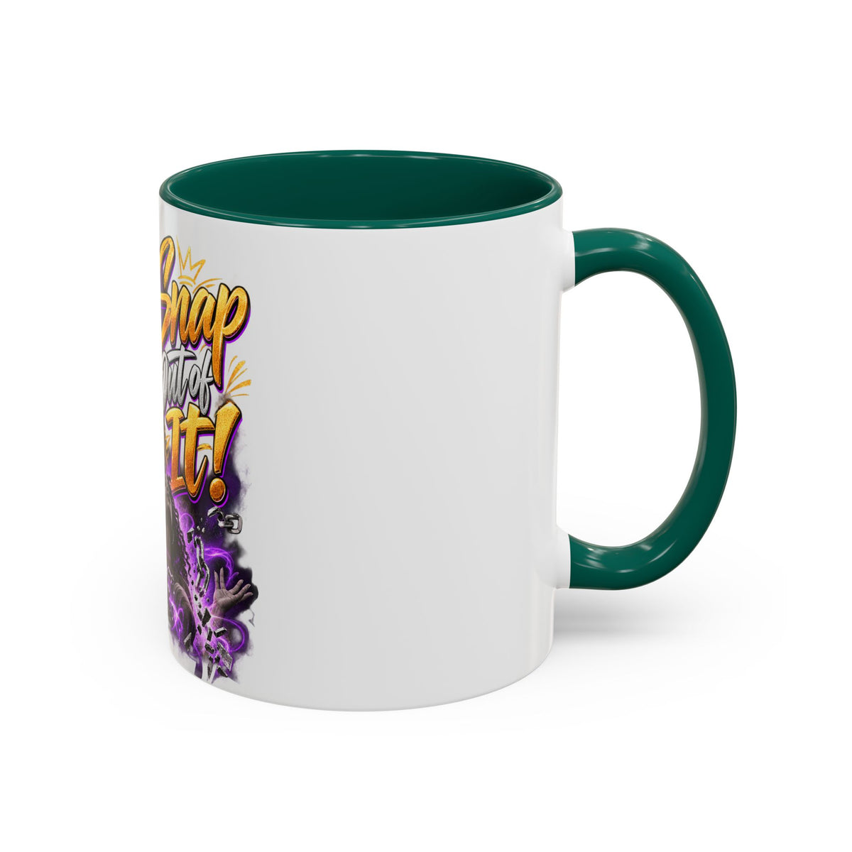 Snap Outta It! Coffee Mug – Vibrant Afro-Latina Power Graphic Mug (11oz/15oz)