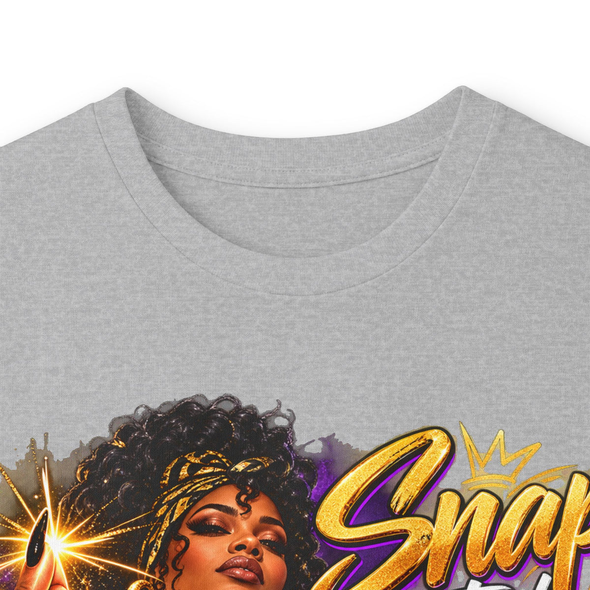 Long Sleeve Tee — "Snap Outta It!" Witchy Graphic