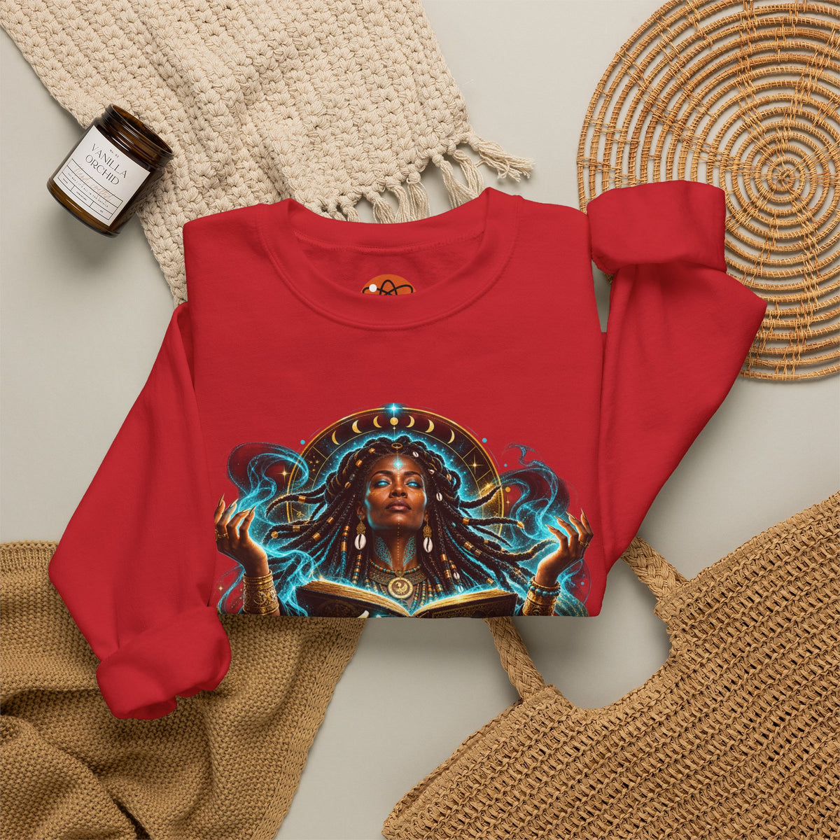 Witchy Crewneck Sweatshirt — "It Was A Spell" Magical Graphic
