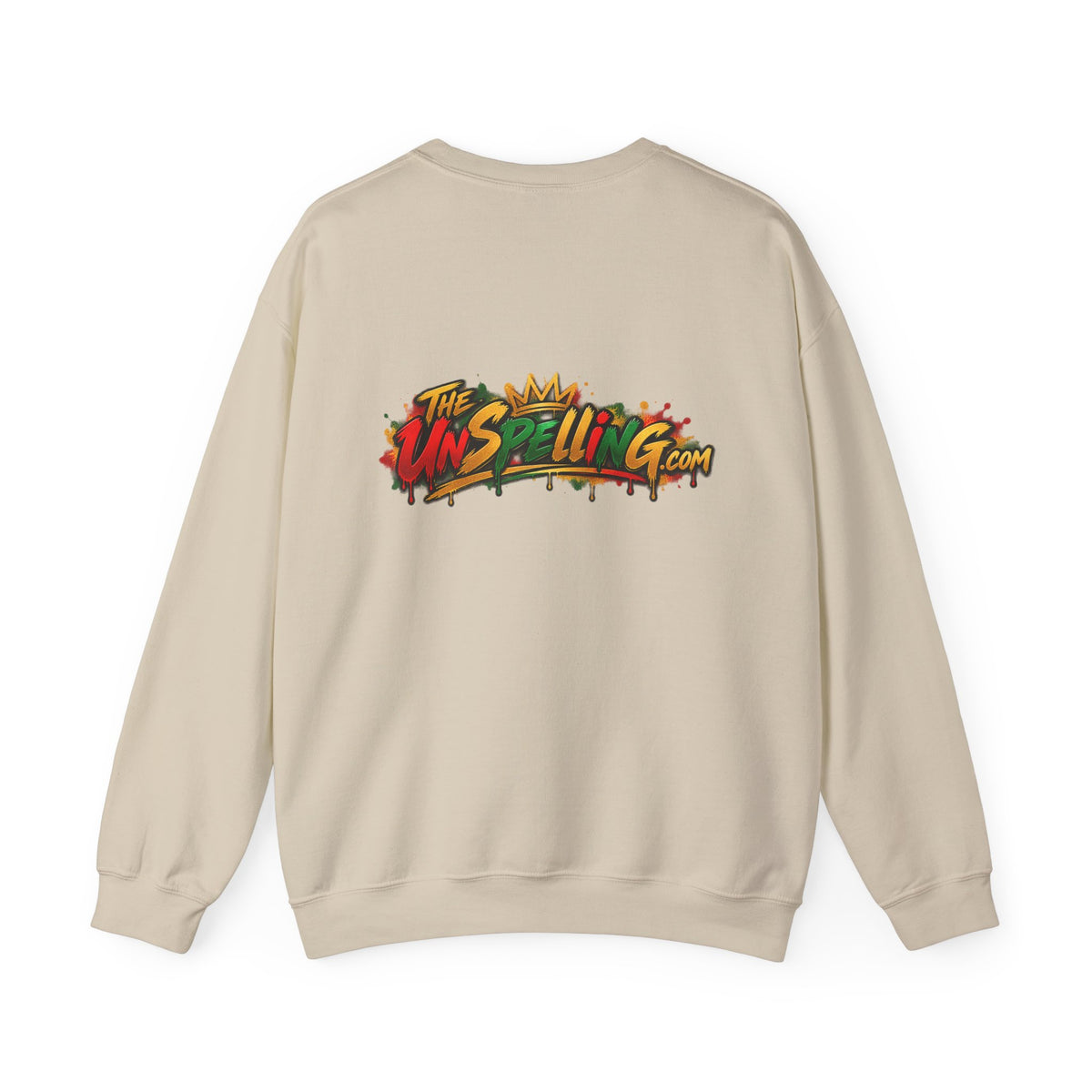 Crewneck Sweatshirt — "We Were Already Here" Urban Rasta Art