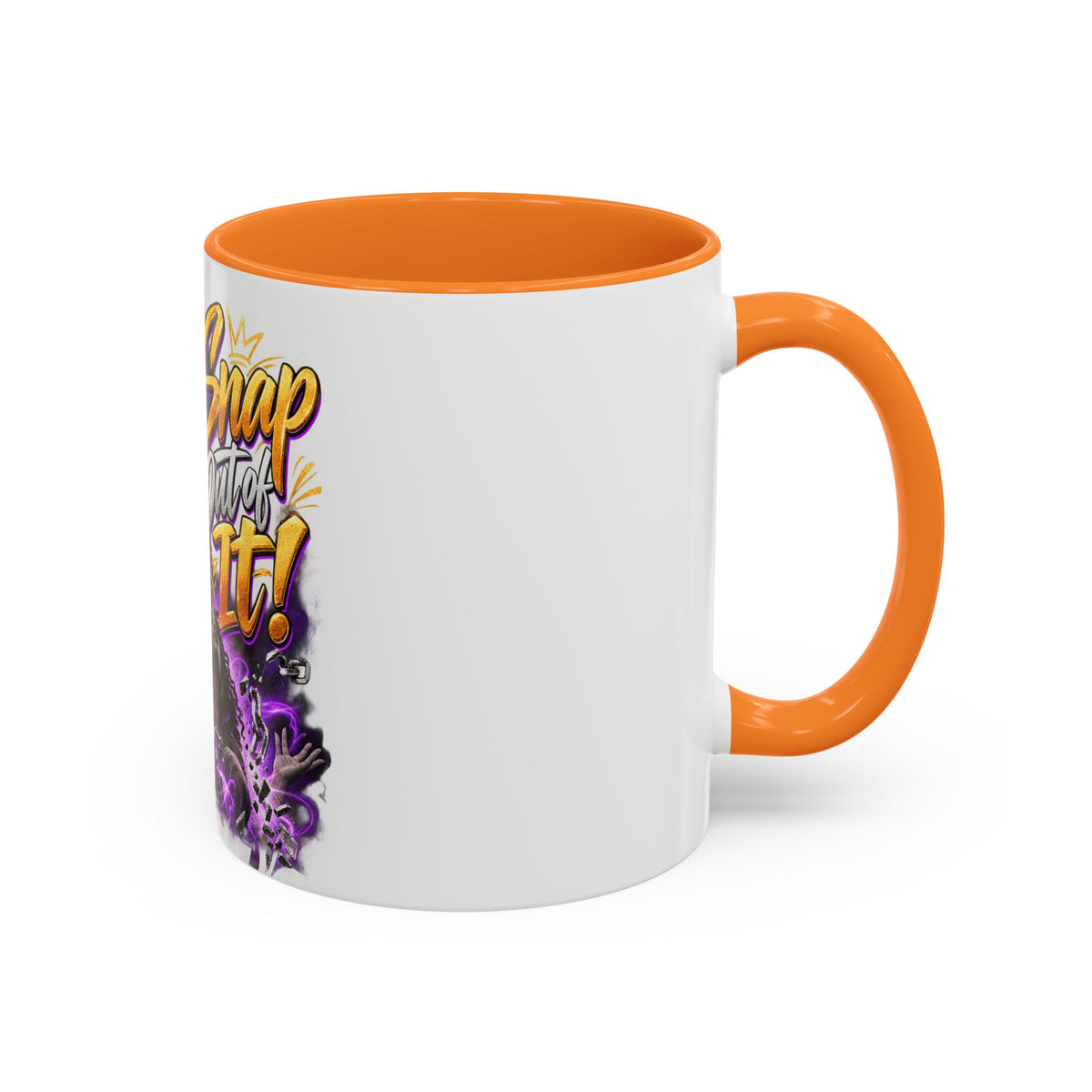 Snap Outta It! Coffee Mug – Vibrant Afro-Latina Power Graphic Mug (11oz/15oz)