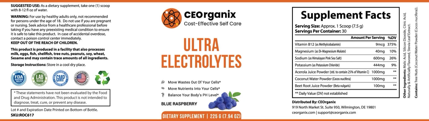 Ultra Electrolytes (ALL BLOOD TYPES!)