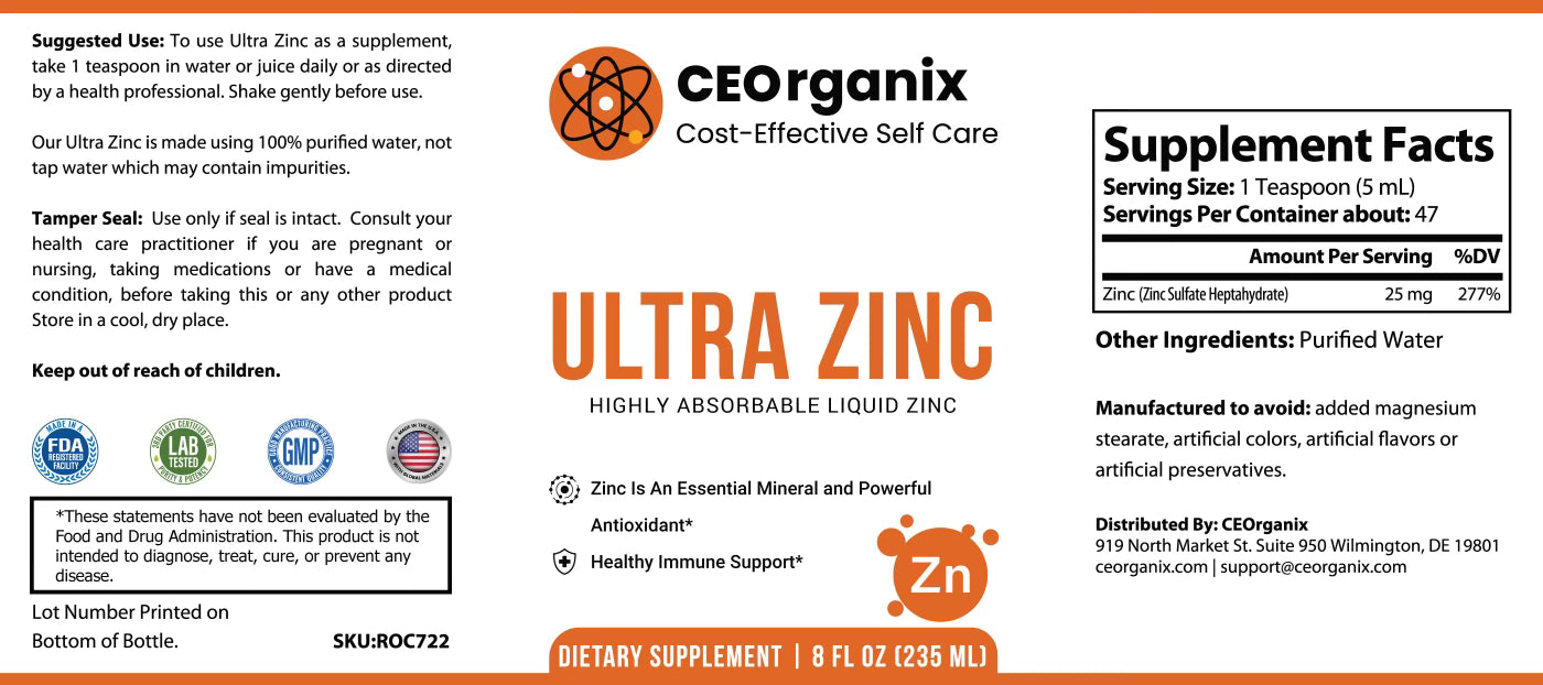 Ultra Zinc (ALL BLOOD TYPES!)