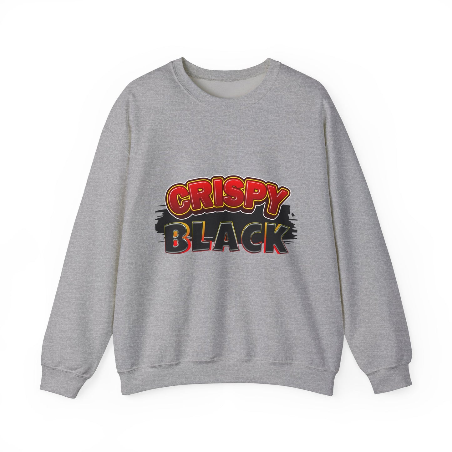 "Crispy Black" Crewneck Sweatshirt