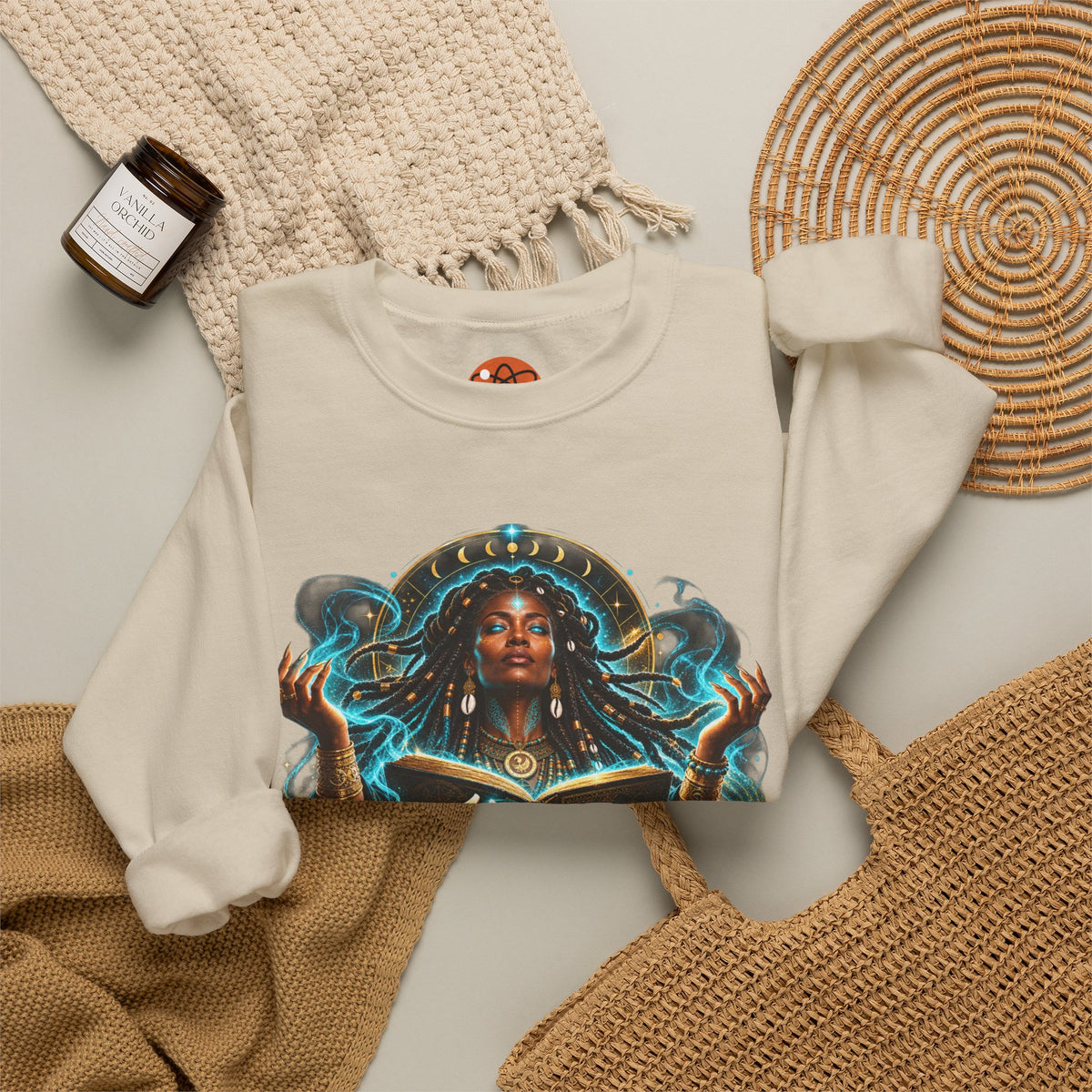 Witchy Crewneck Sweatshirt — "It Was A Spell" Magical Graphic