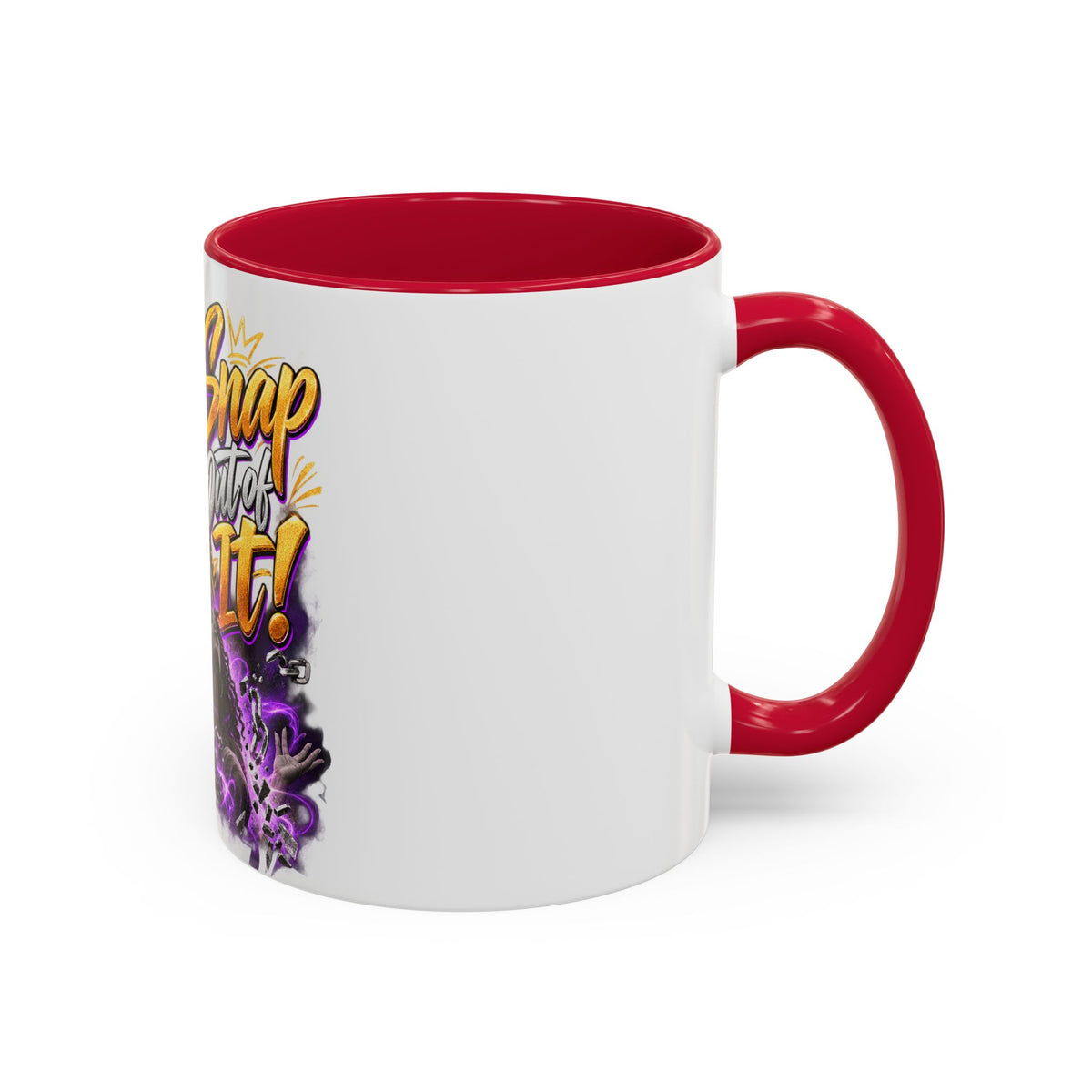 Snap Outta It! Coffee Mug – Vibrant Afro-Latina Power Graphic Mug (11oz/15oz)