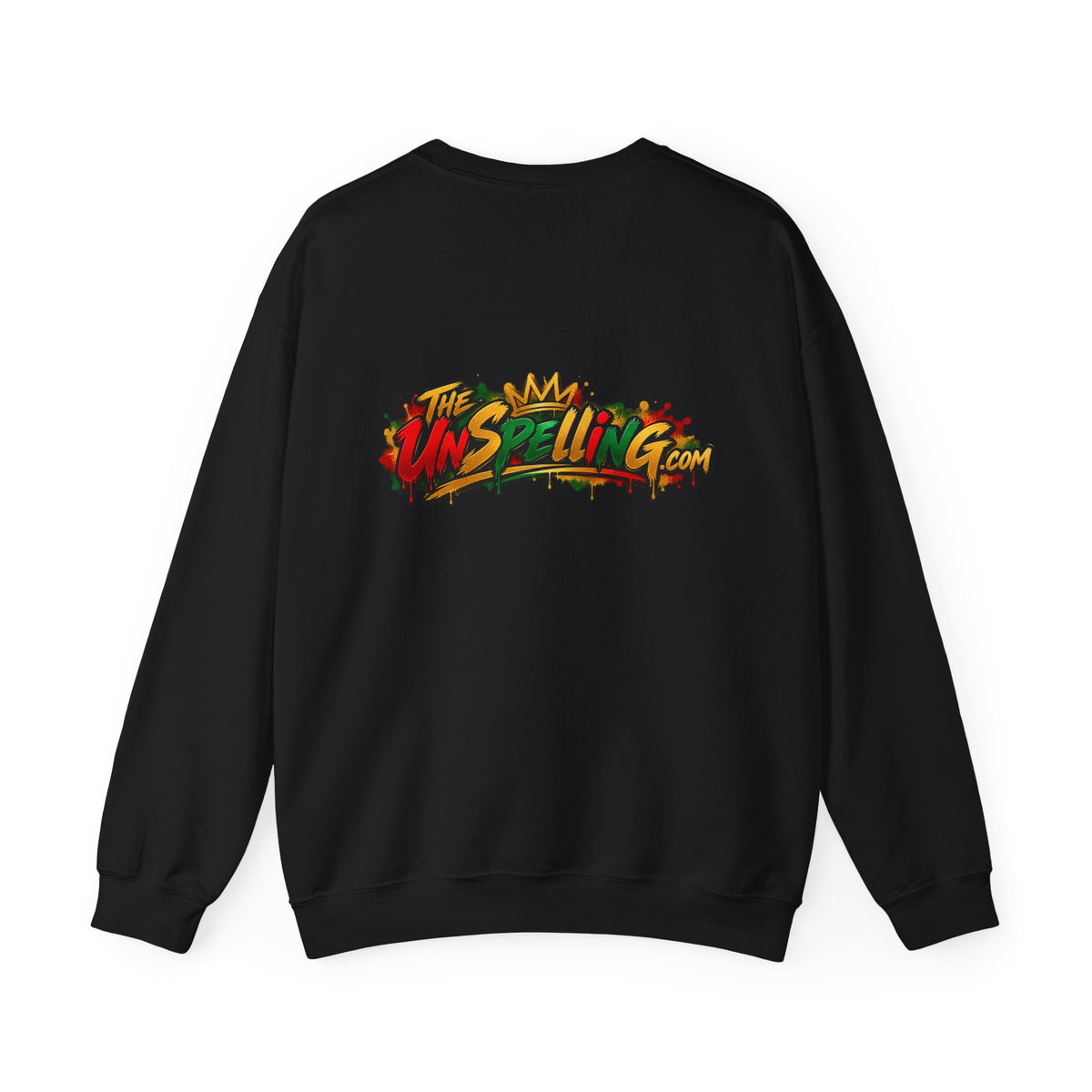 Crewneck Sweatshirt — "We Were Already Here" Urban Rasta Art