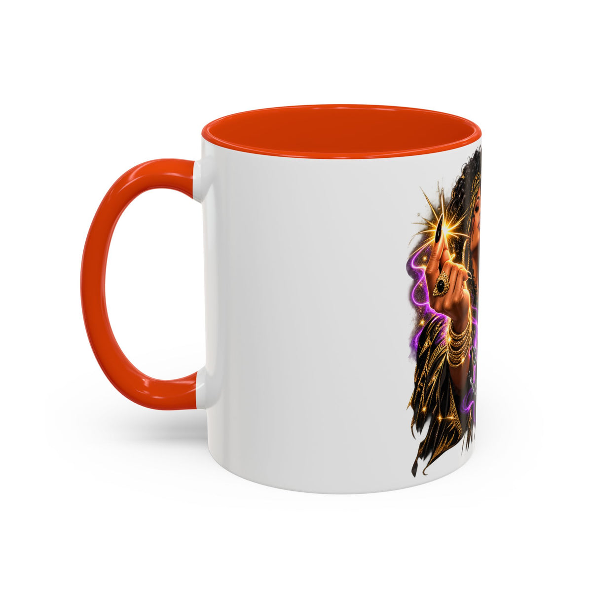 Snap Outta It! Coffee Mug – Vibrant Afro-Latina Power Graphic Mug (11oz/15oz)