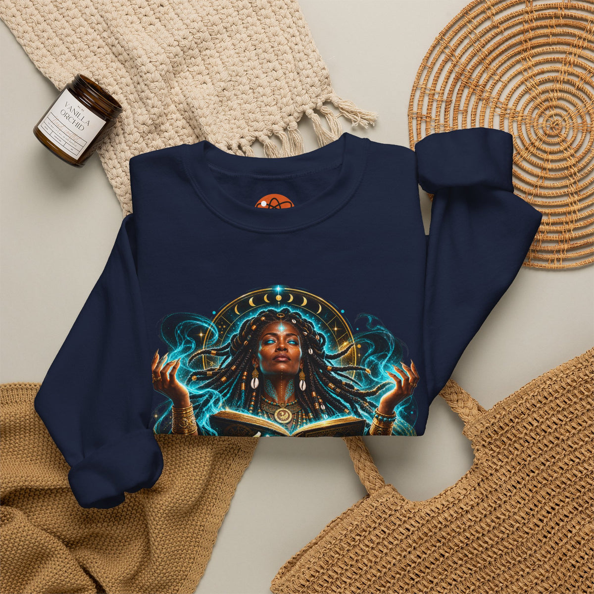 Witchy Crewneck Sweatshirt — "It Was A Spell" Magical Graphic