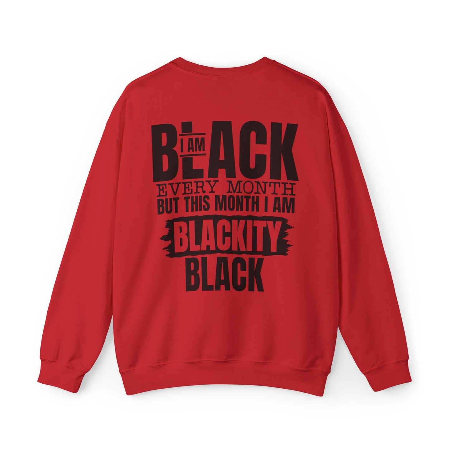 BLACKITY BLACK CREWNECK