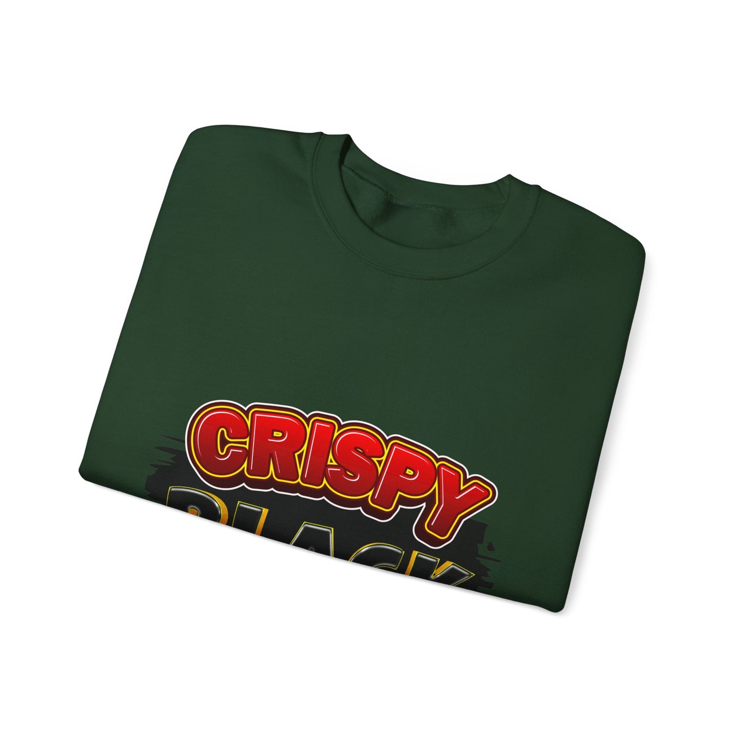 "Crispy Black" Crewneck Sweatshirt