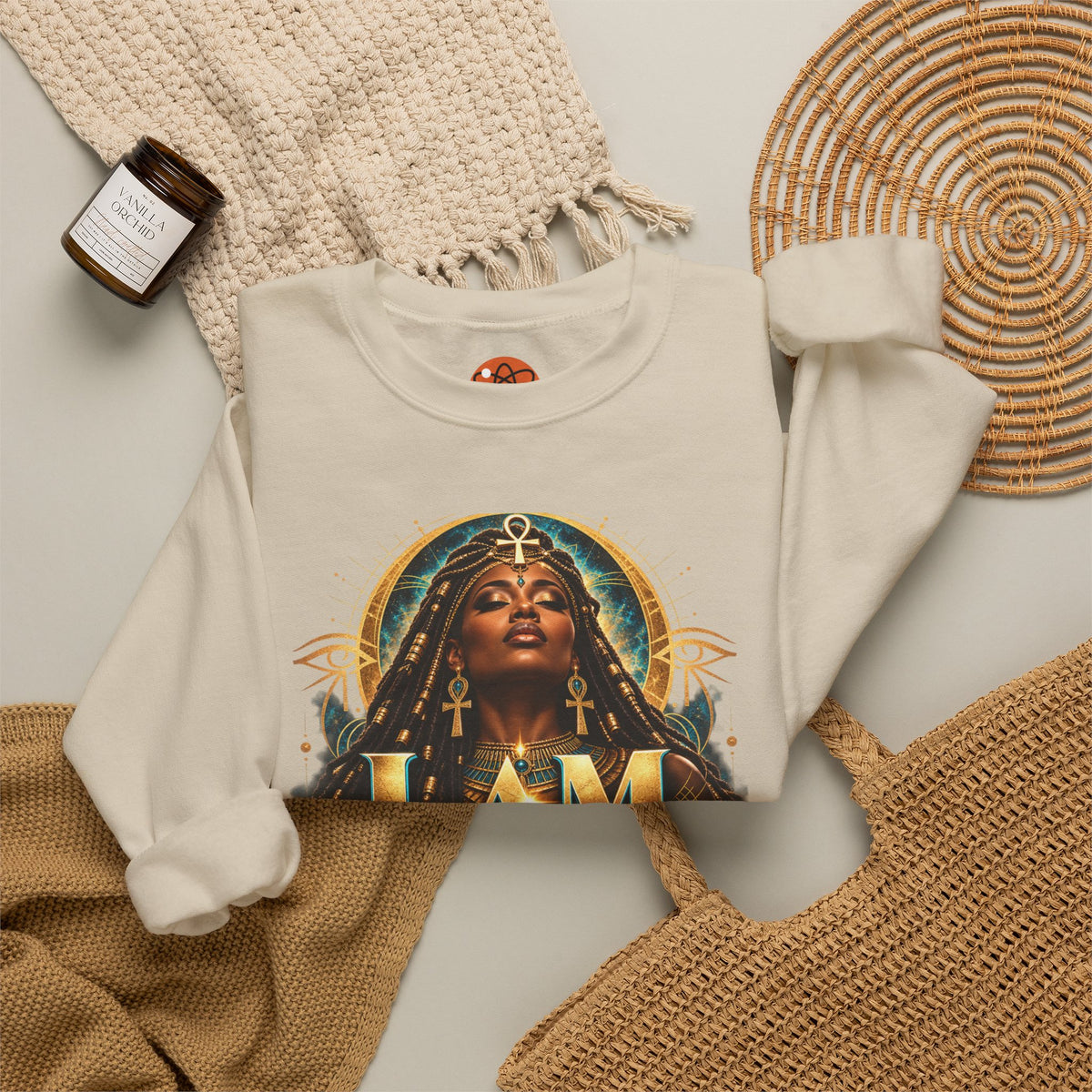"I Am Sophia" Inspirational Graphic Sweatshirt