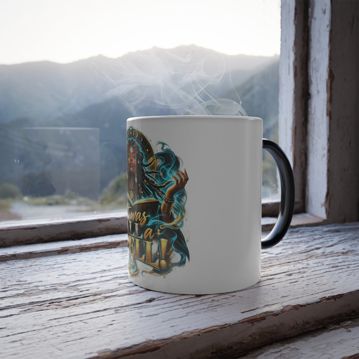 Color-Changing Mug — "It Was All a Spell" Mystic Goddess 11oz