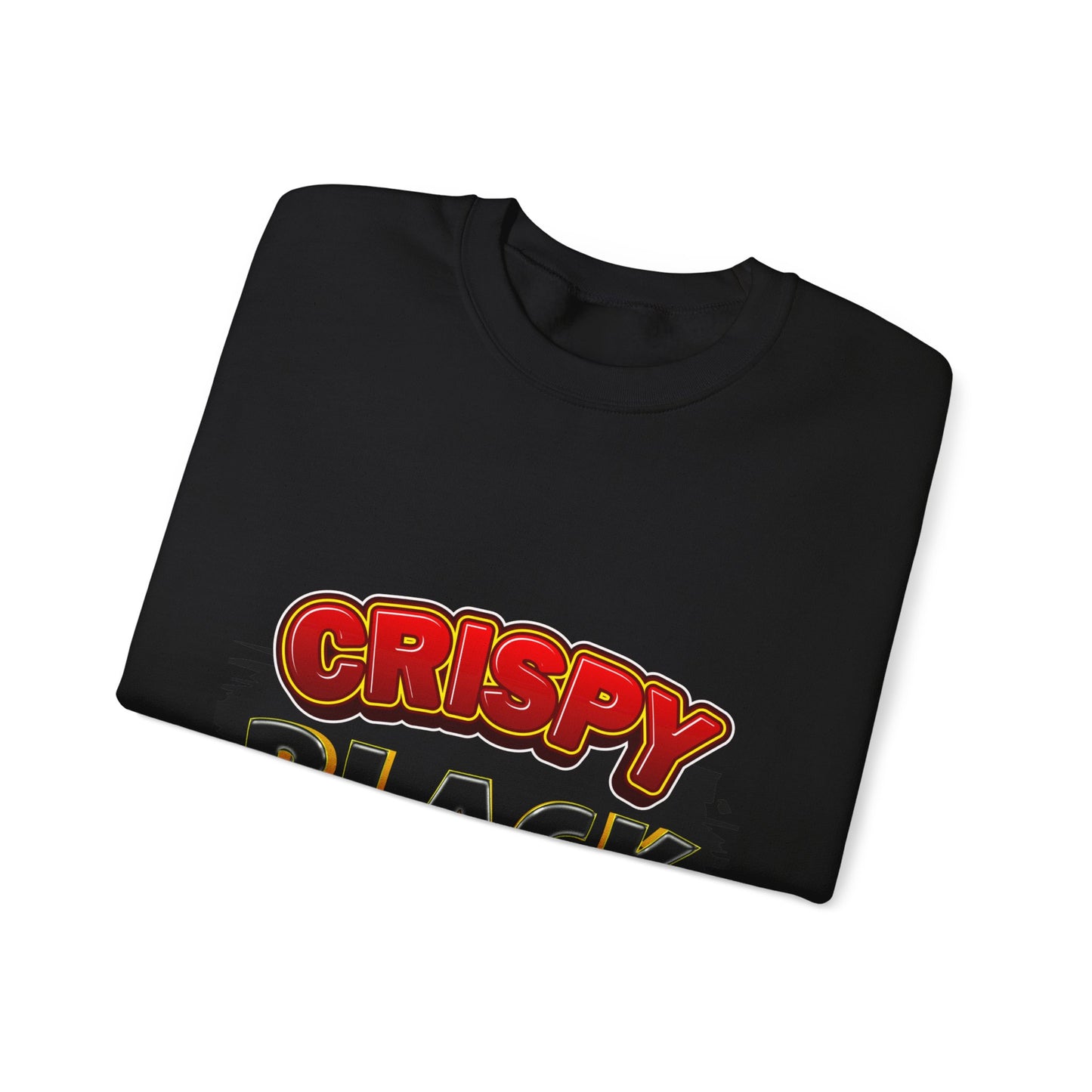 "Crispy Black" Crewneck Sweatshirt