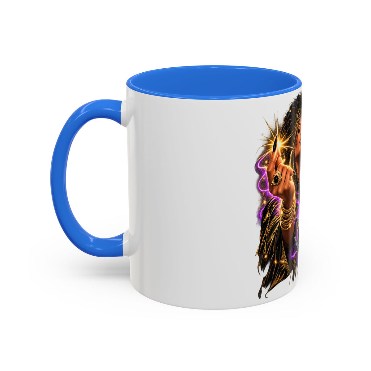 Snap Outta It! Coffee Mug – Vibrant Afro-Latina Power Graphic Mug (11oz/15oz)