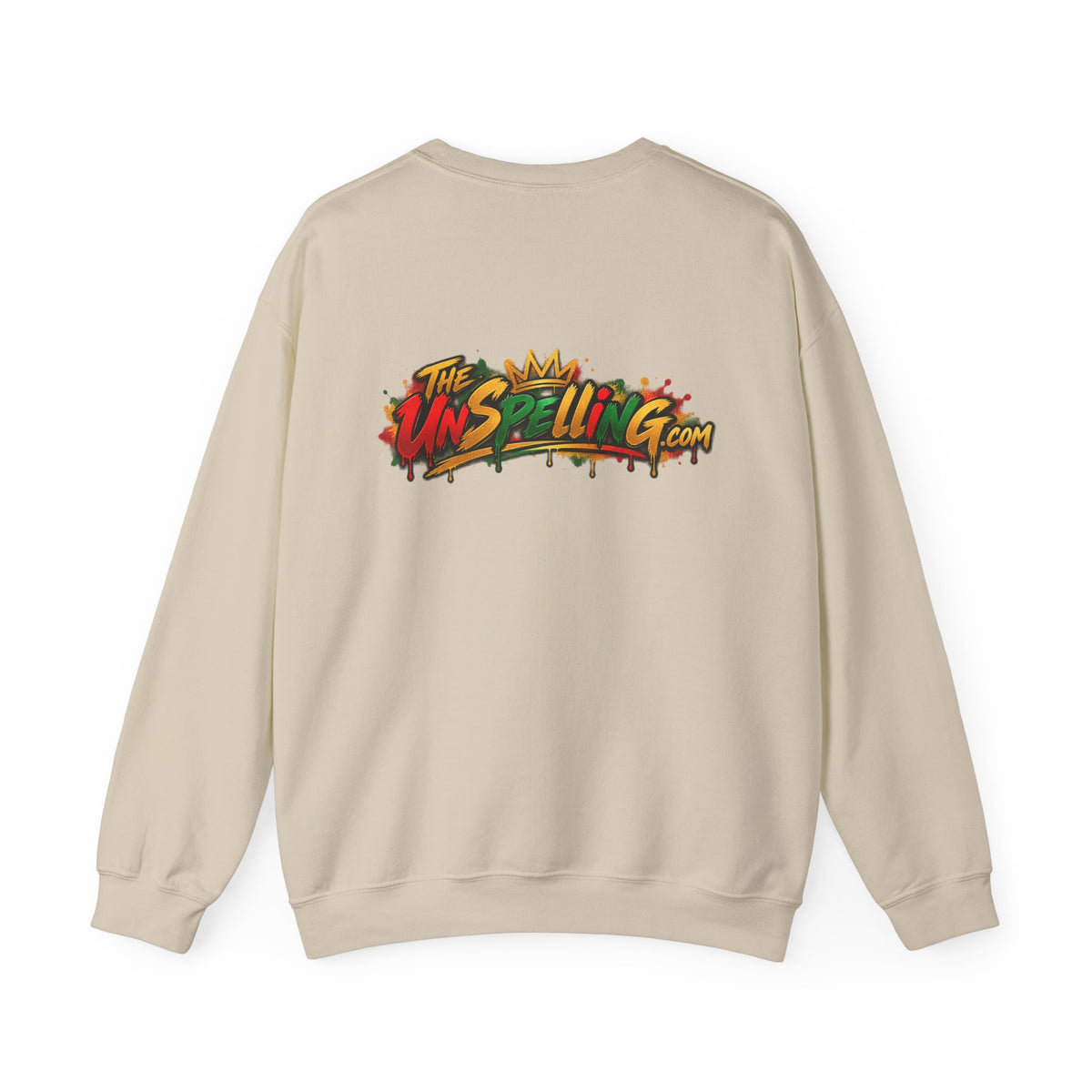 Unapologetically Black Sweatshirt — Afrocentric Crown Graphic Crewneck