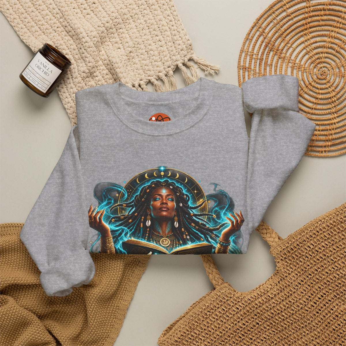 Witchy Crewneck Sweatshirt — "It Was A Spell" Magical Graphic