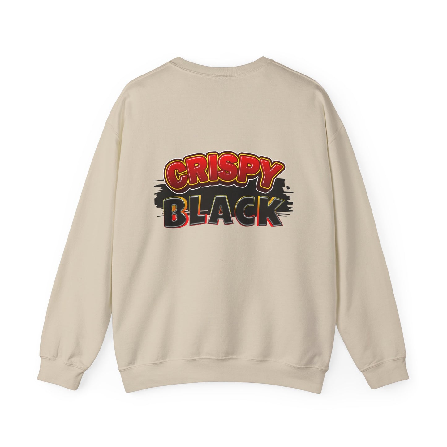 "Crispy Black" Crewneck Sweatshirt