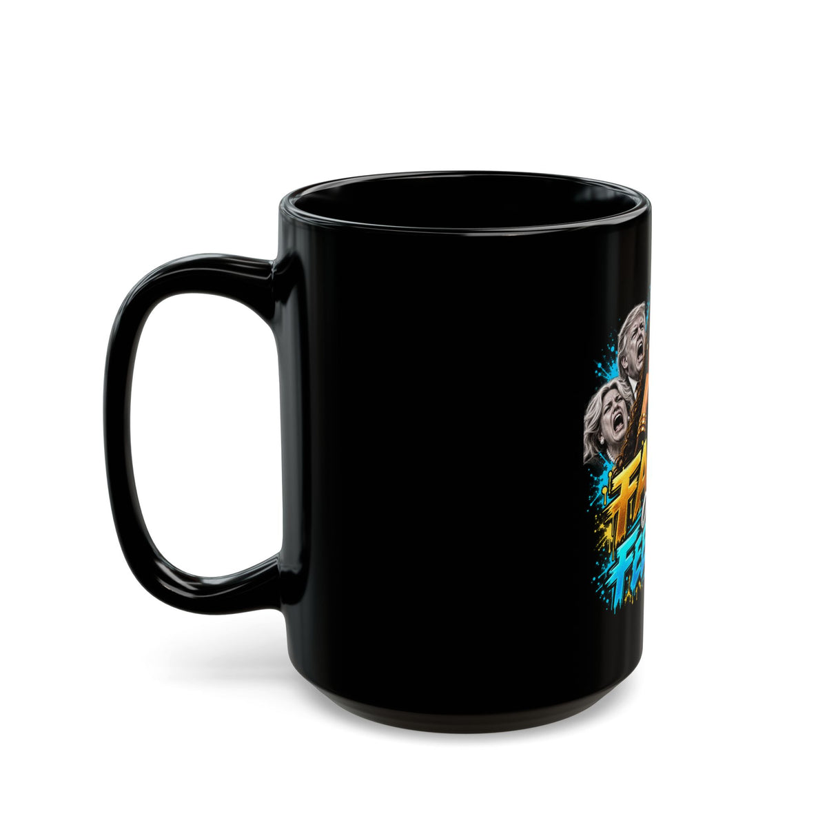 "Facts Over Feelings" Black Mug