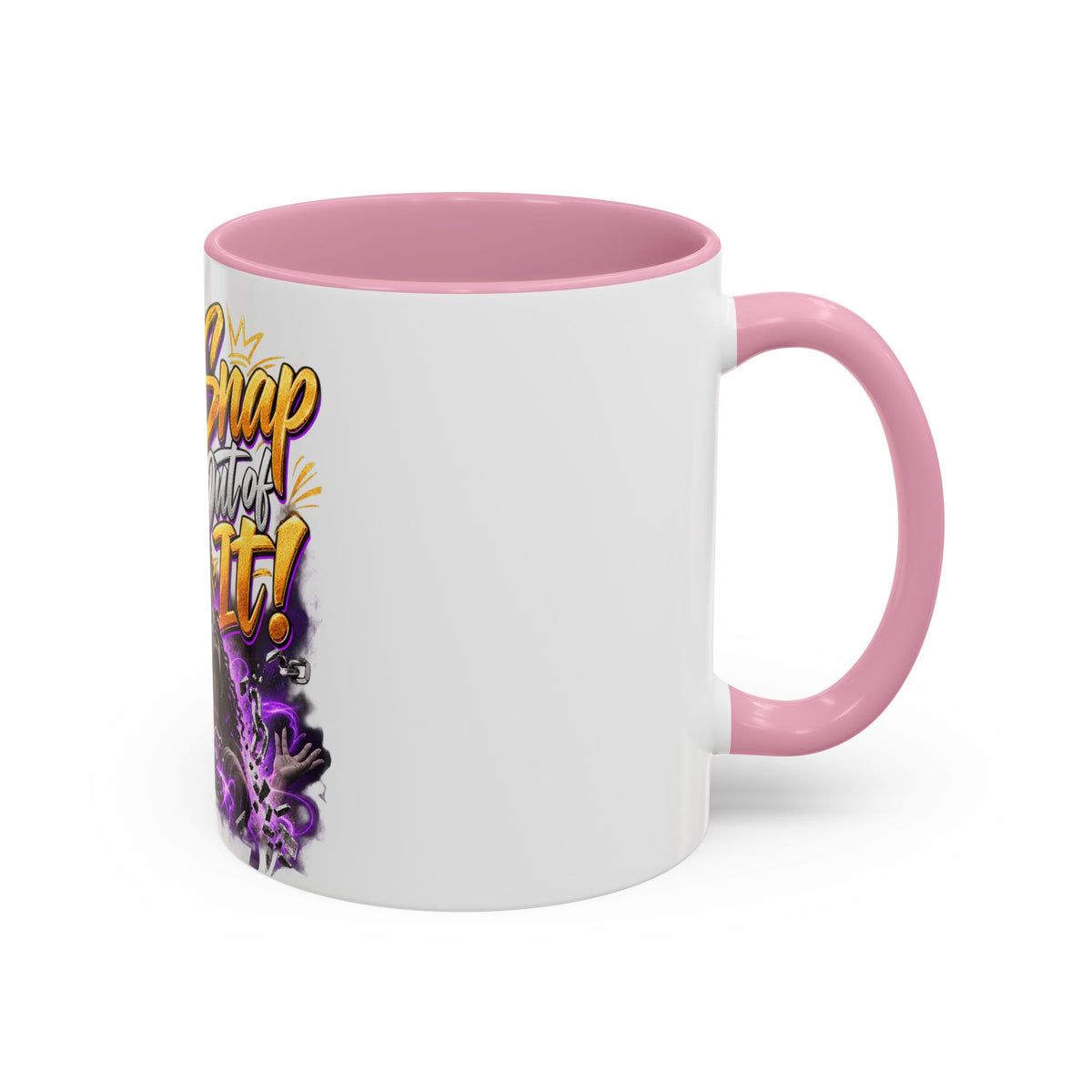 Snap Outta It! Coffee Mug – Vibrant Afro-Latina Power Graphic Mug (11oz/15oz)
