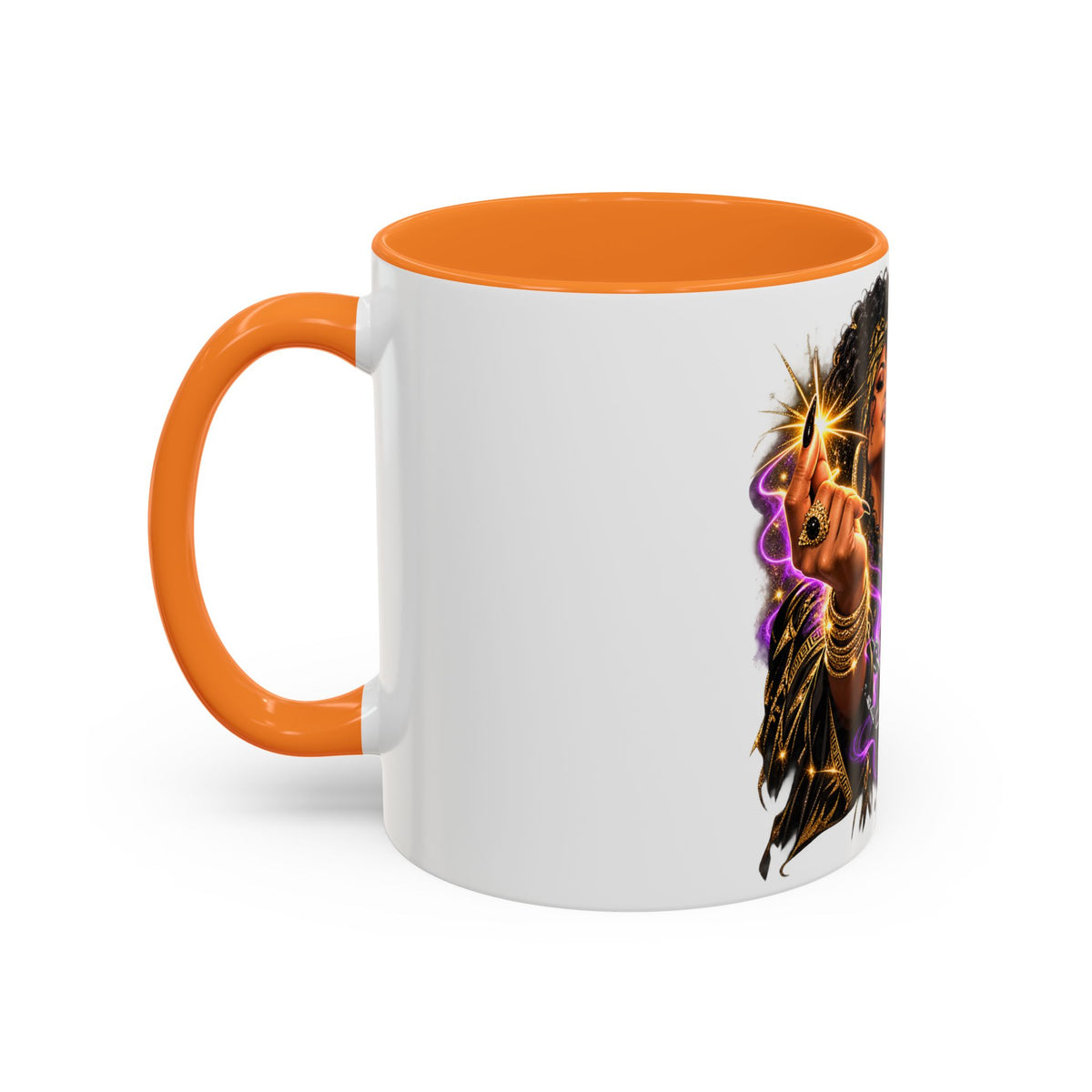 Snap Outta It! Coffee Mug – Vibrant Afro-Latina Power Graphic Mug (11oz/15oz)