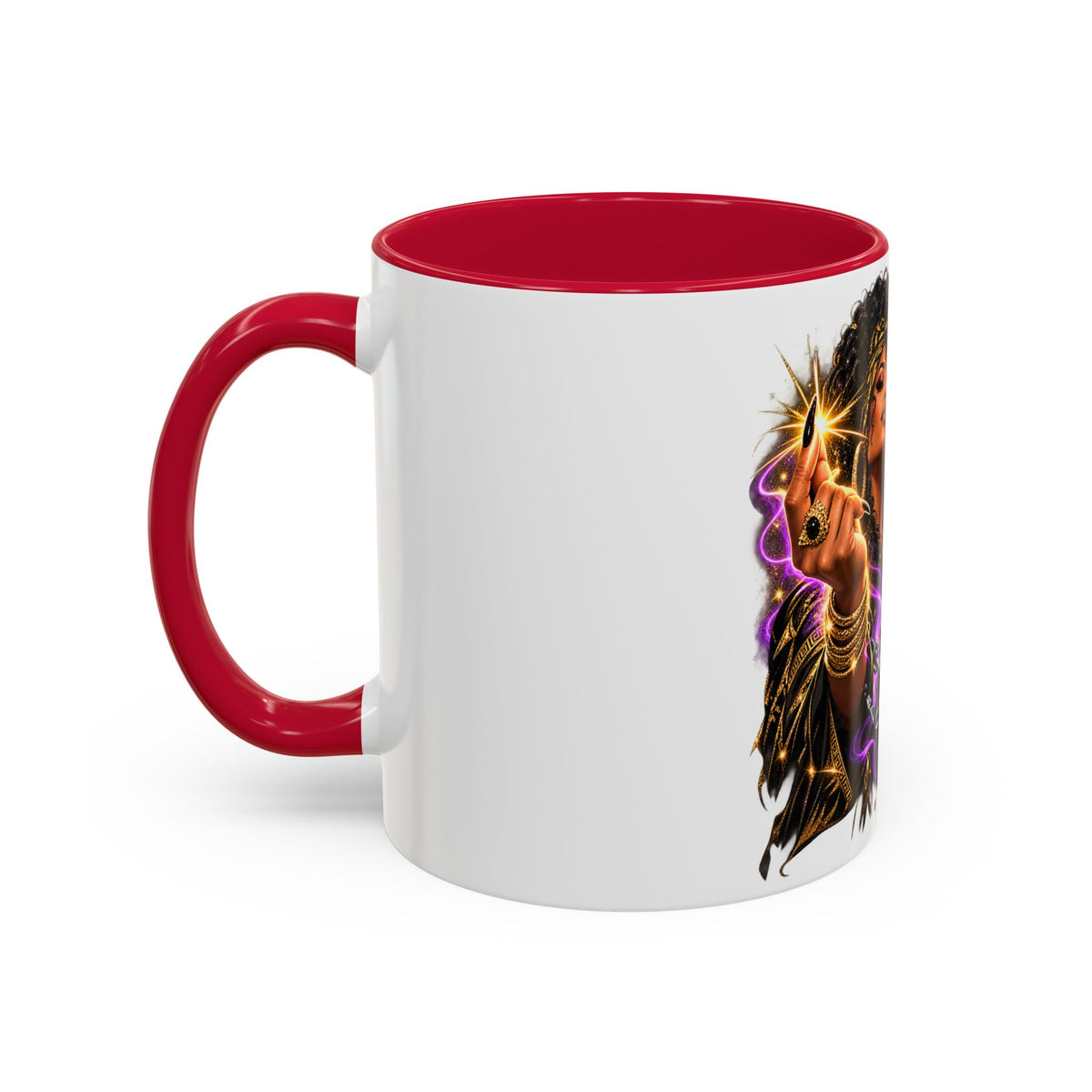 Snap Outta It! Coffee Mug – Vibrant Afro-Latina Power Graphic Mug (11oz/15oz)