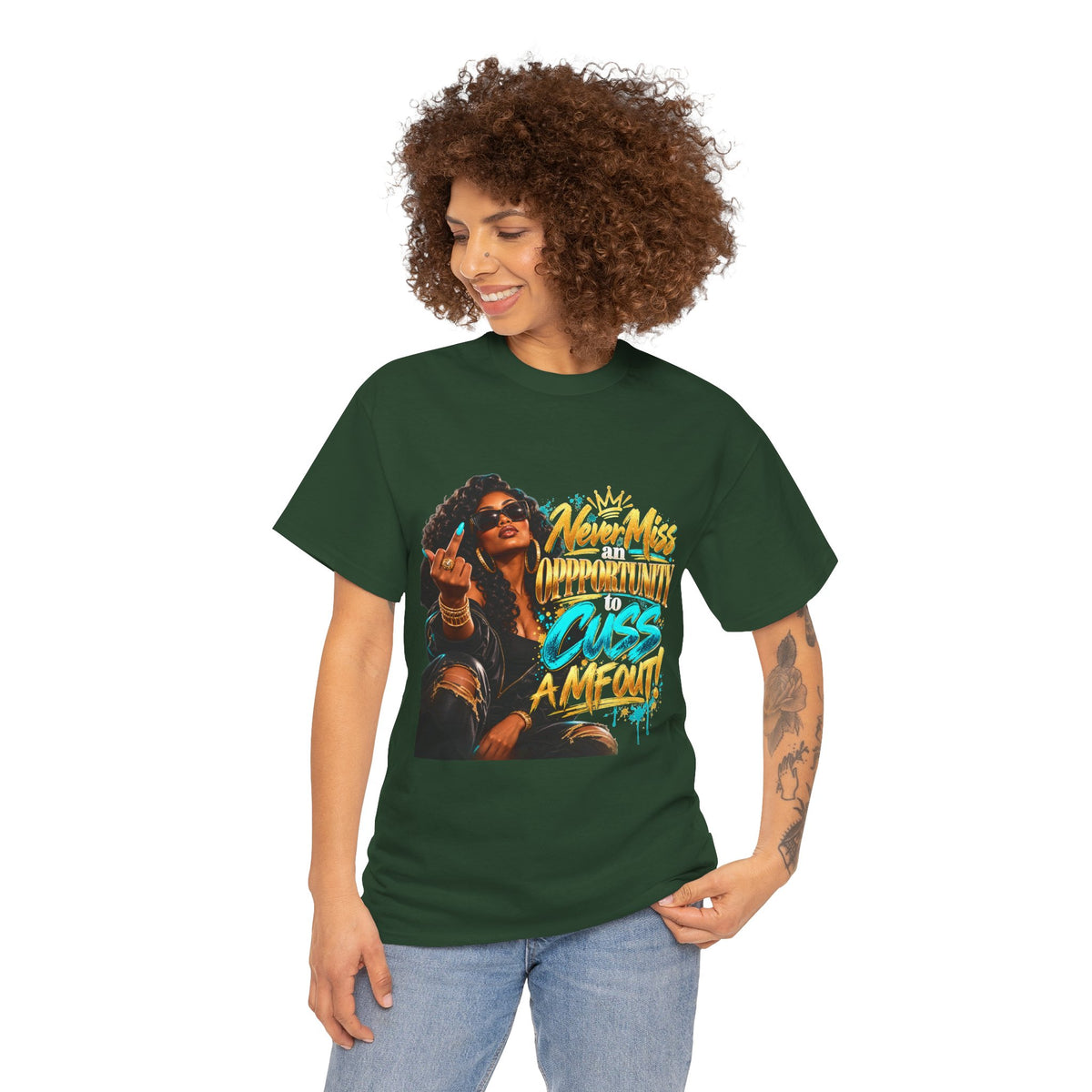 Graphic Tee - 'Never Miss Opportunity" Urban Streetwear T-Shirt