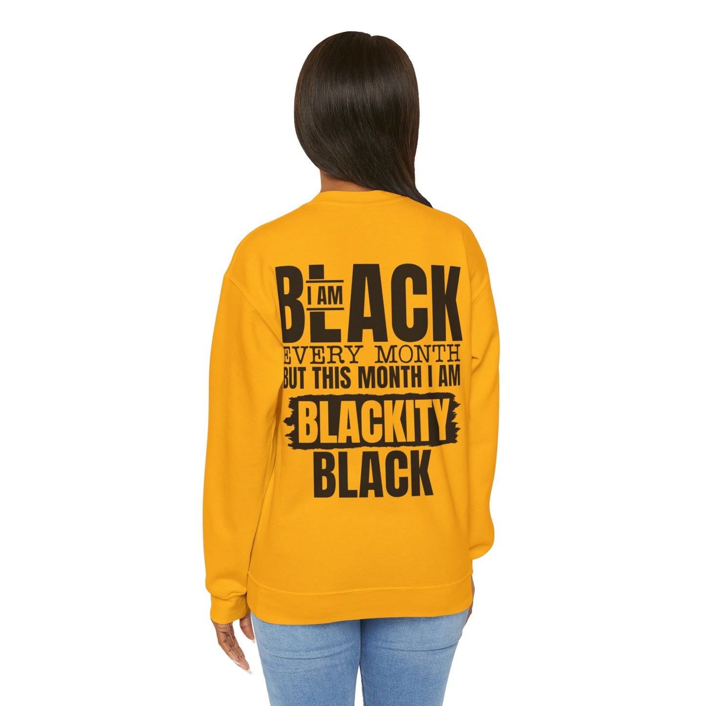 BLACKITY BLACK CREWNECK