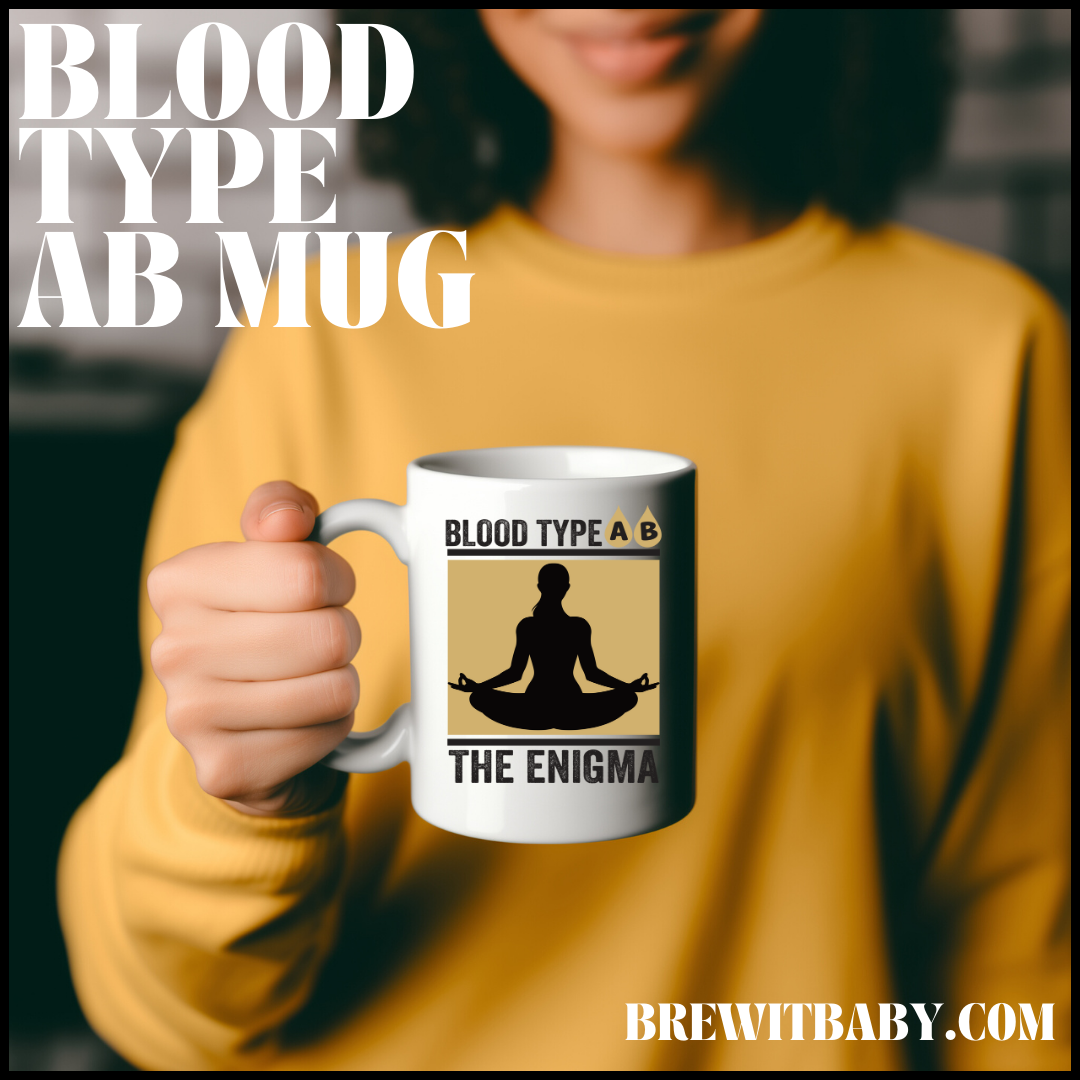 Blood Type AB Jumbo Mug, 20oz