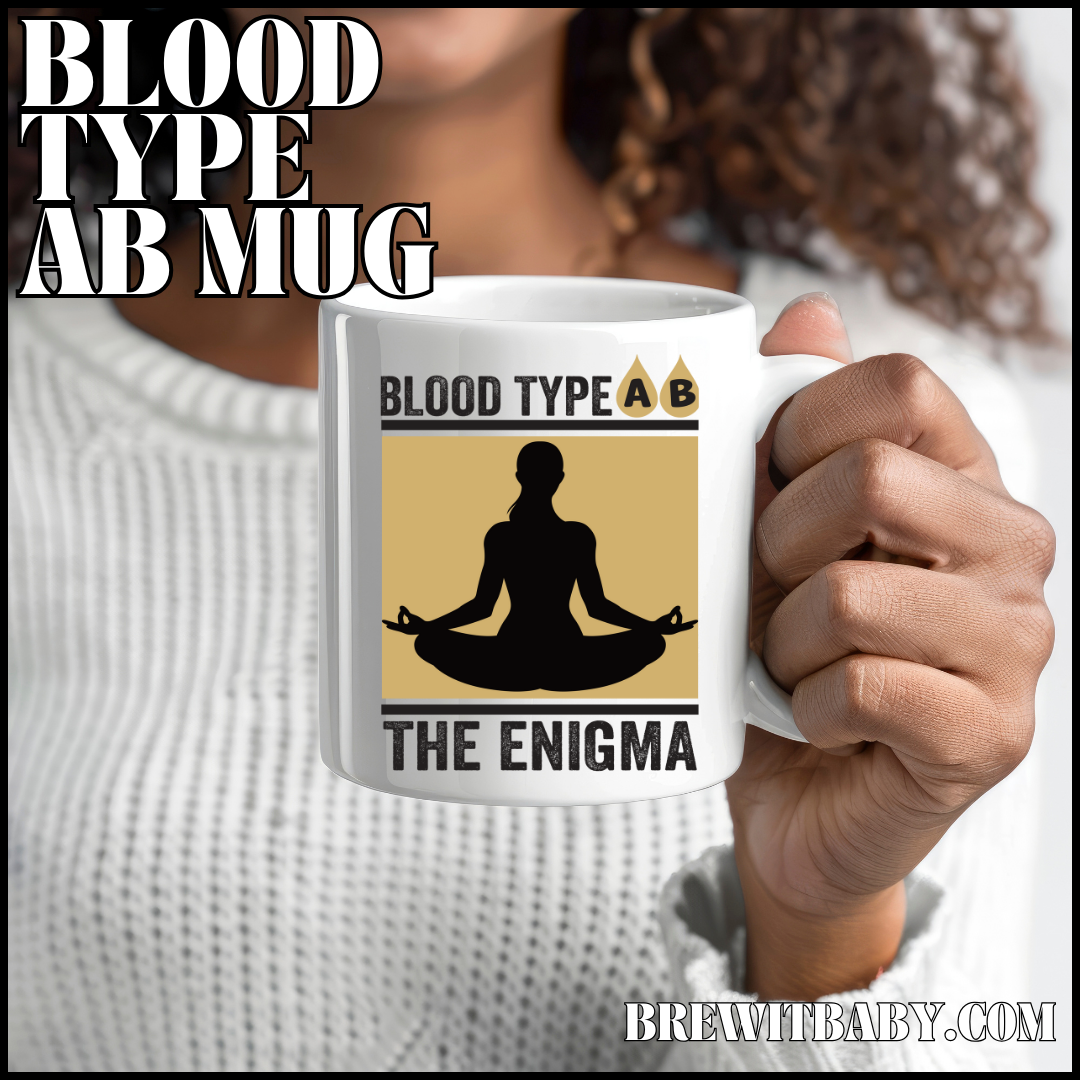 Blood Type AB Jumbo Mug, 20oz