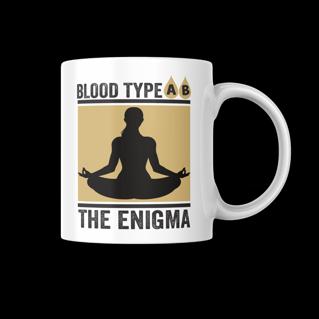 Blood Type AB Jumbo Mug, 20oz