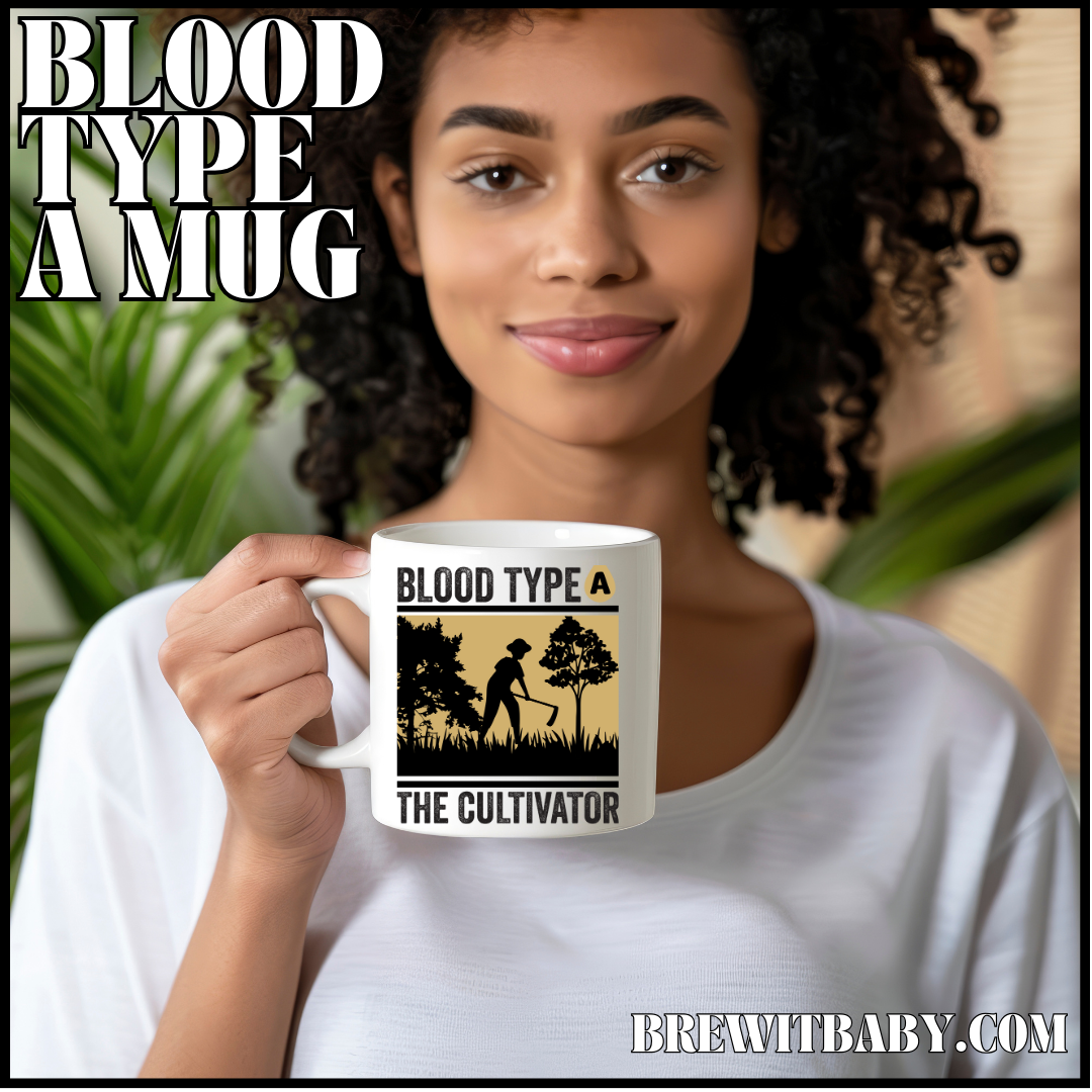 Blood Type A Jumbo Mug, 20oz