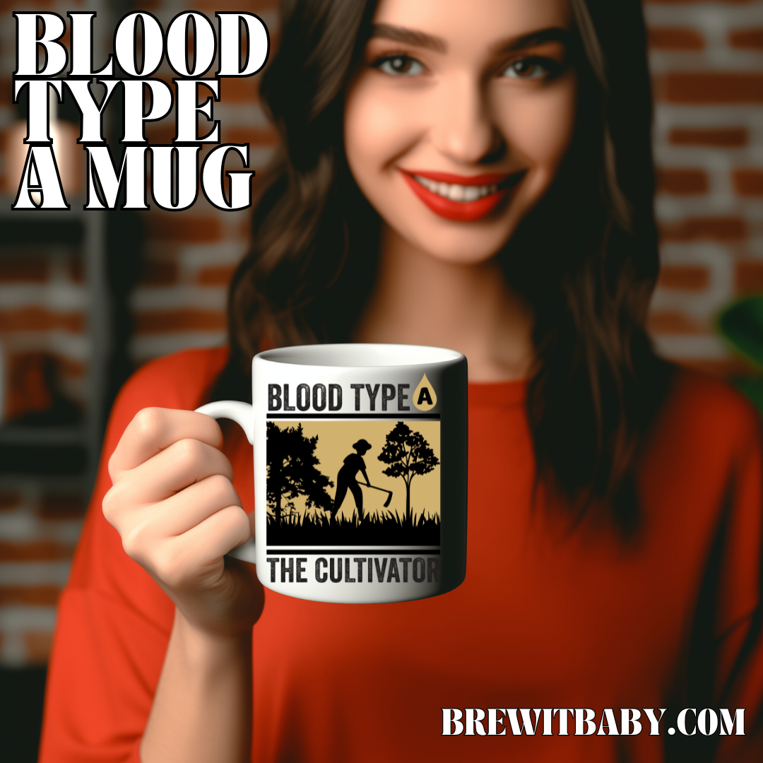 Blood Type A Jumbo Mug, 20oz