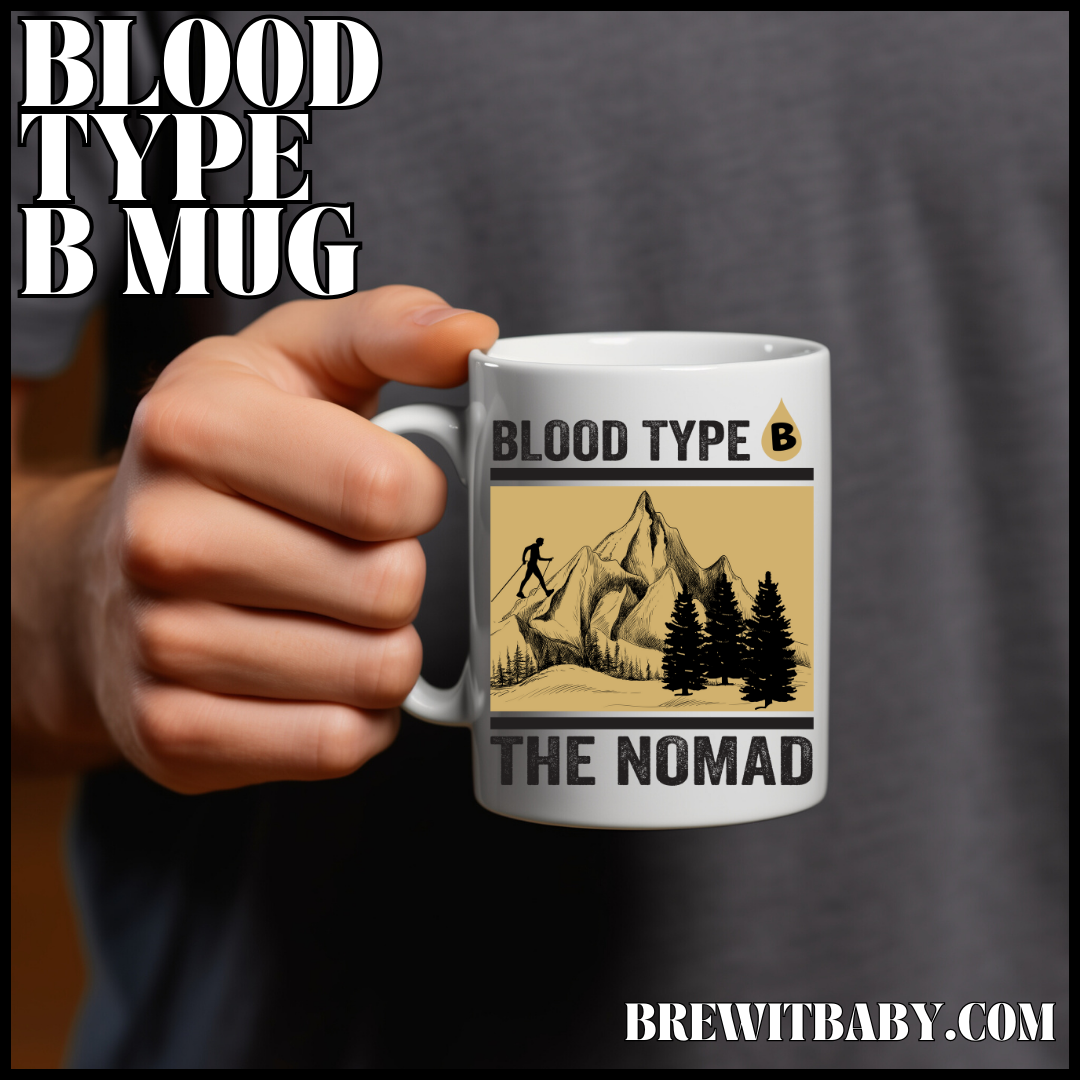 Blood Type B Jumbo Mug, 20oz