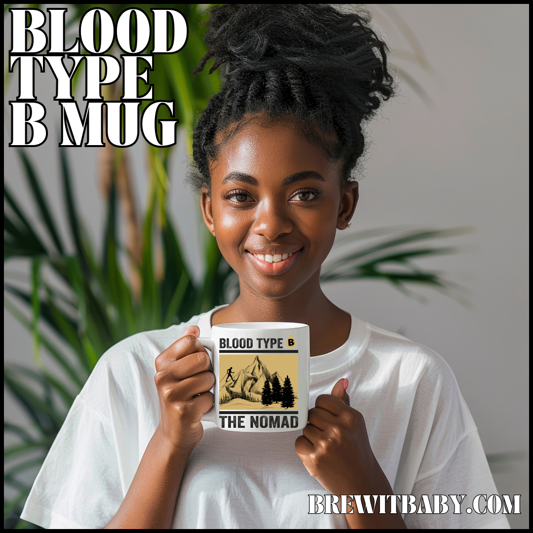 Blood Type B Jumbo Mug, 20oz